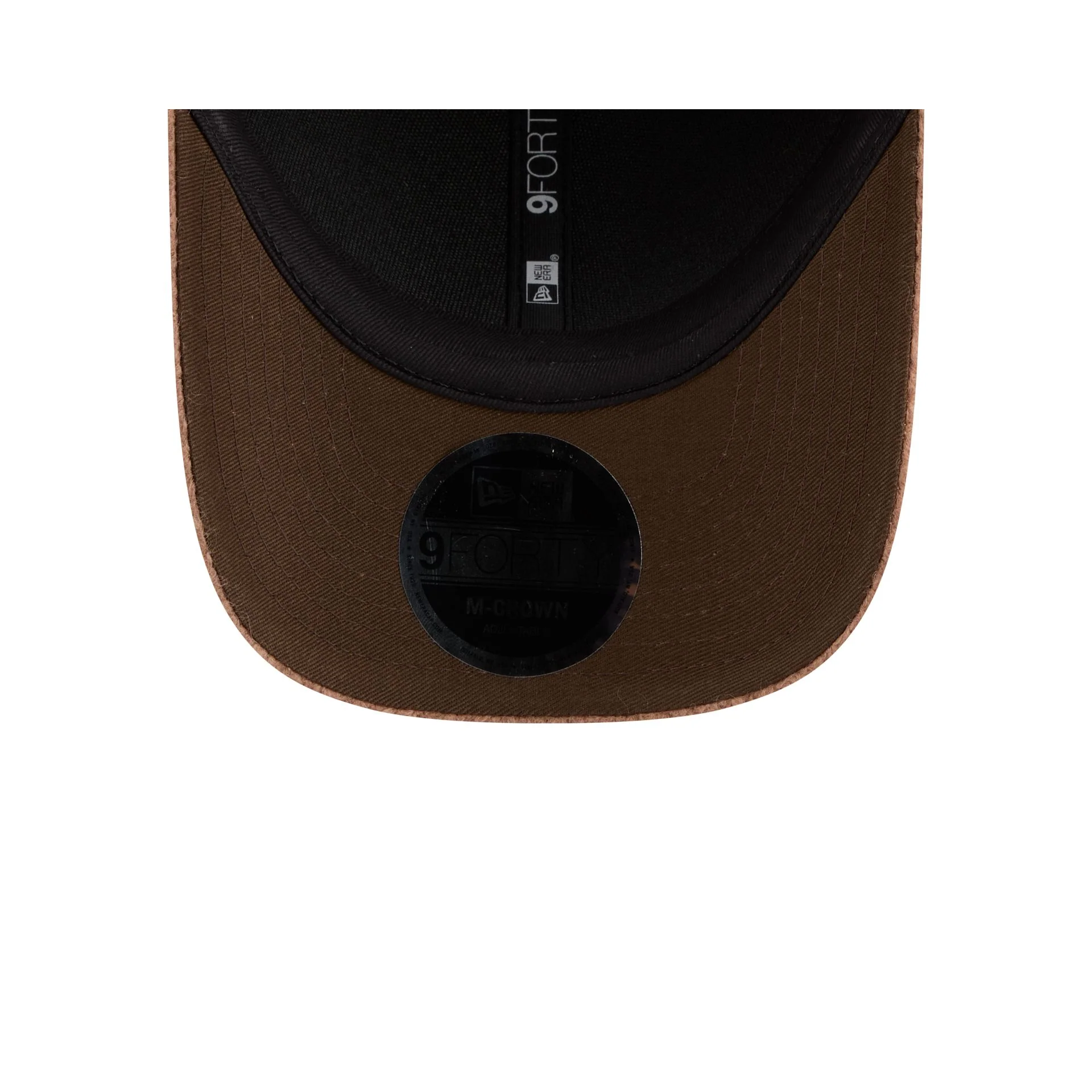 New Era Cap Brushed Wool Walnut 9FORTY M-Crown Adjustable Hat - Image 7