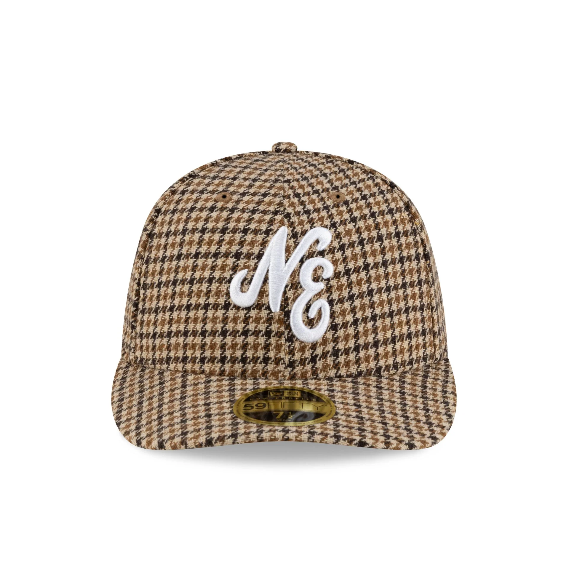 New Era Cap Camel Houndstooth Low Profile 59FIFTY Fitted Hat - Image 2