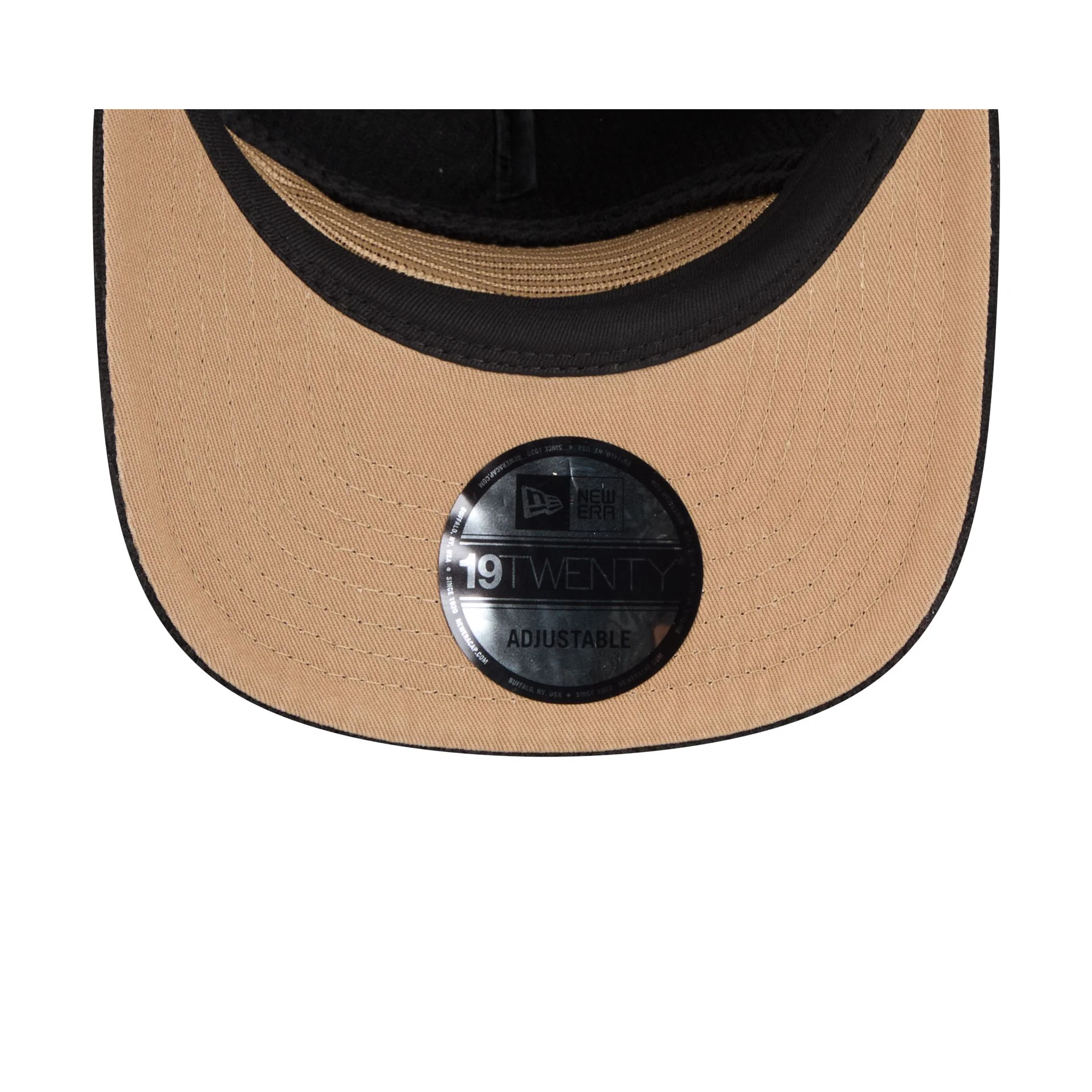 New Era Cap Corduroy Black 19TWENTY Adjustable Hat - Image 7