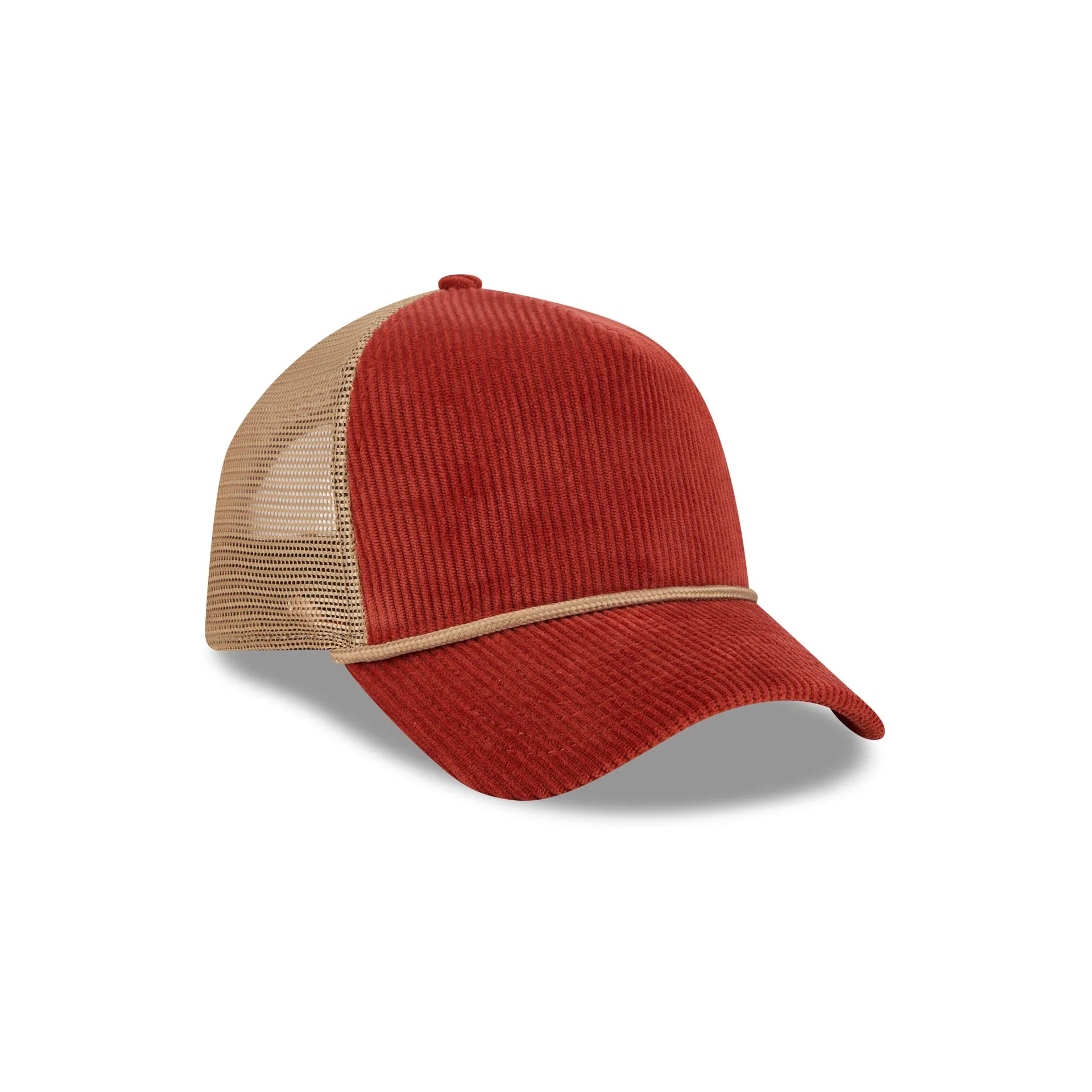 New Era Cap Corduroy Red 9FORTY A-Frame Trucker Hat - Image 3