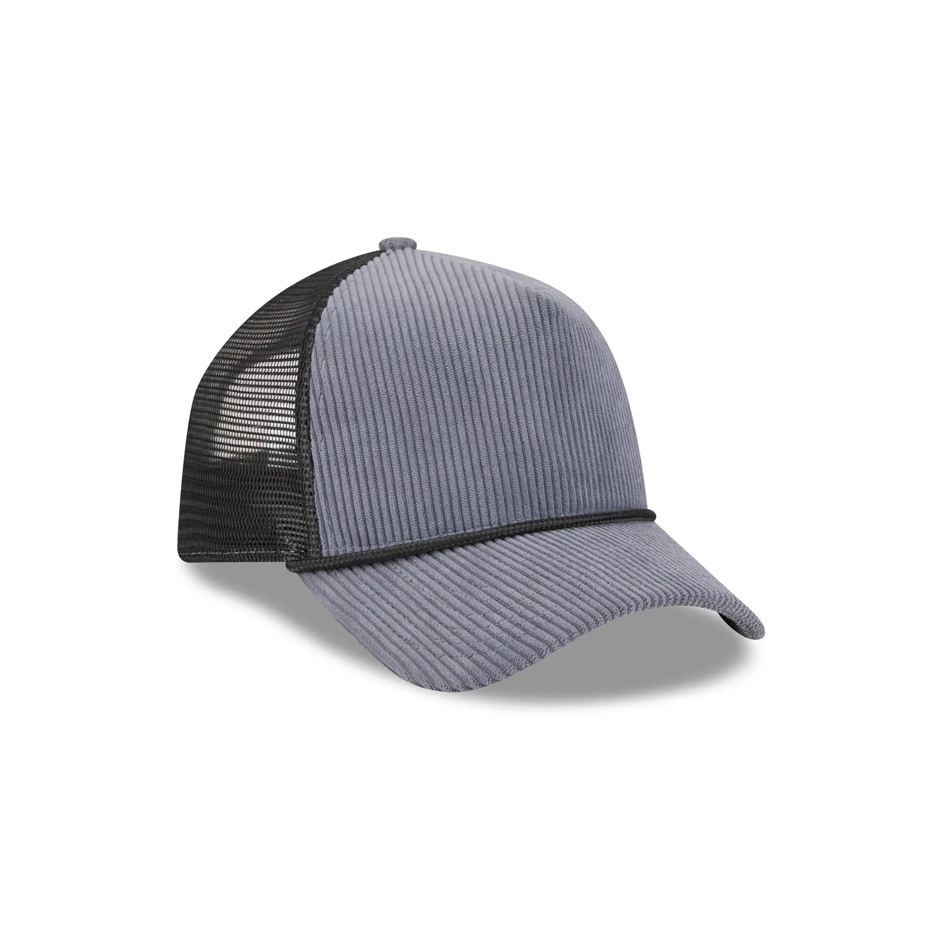 New Era Cap Corduroy Slate 9FORTY A-Frame Trucker Hat - Image 3