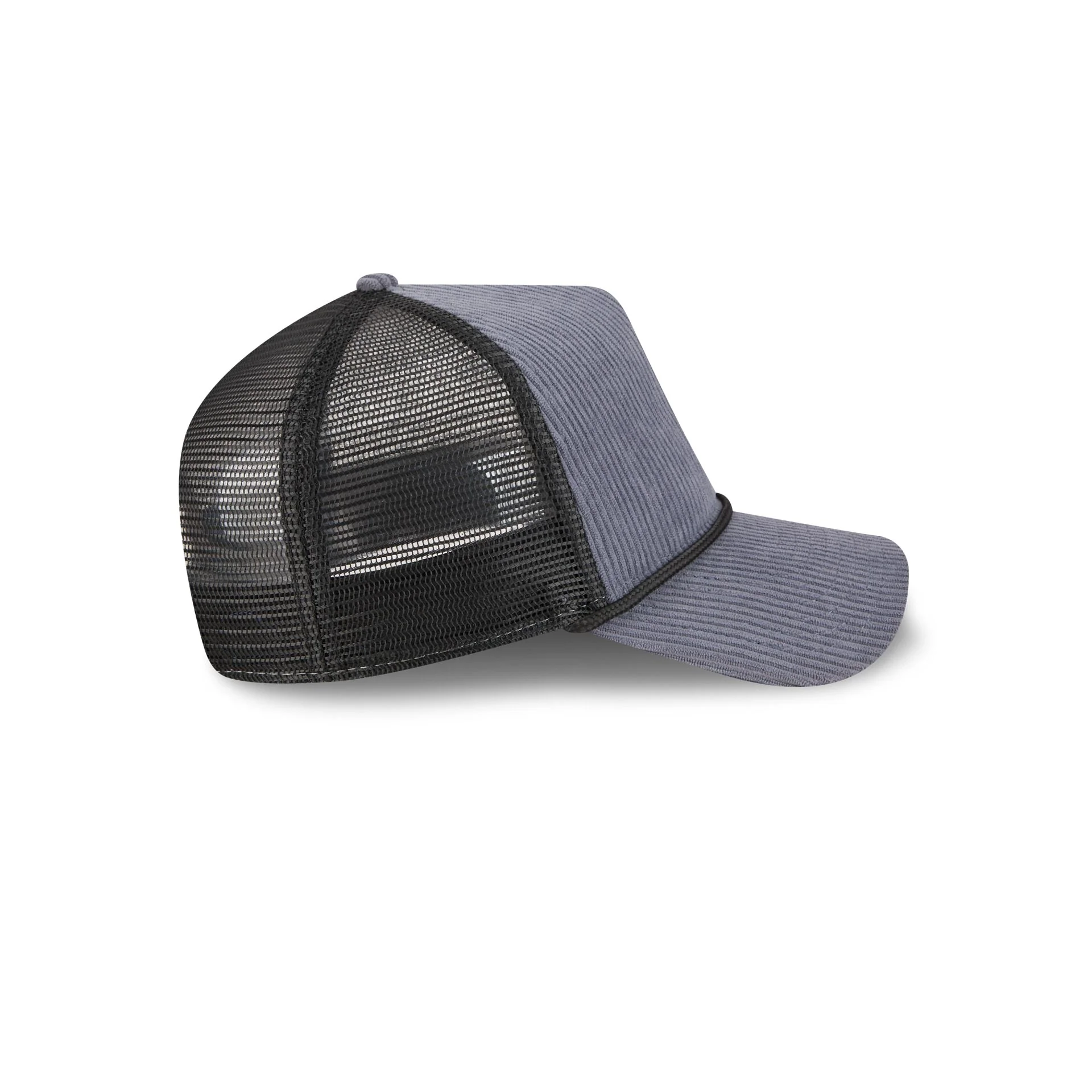 New Era Cap Corduroy Slate 9FORTY A-Frame Trucker Hat - Image 5