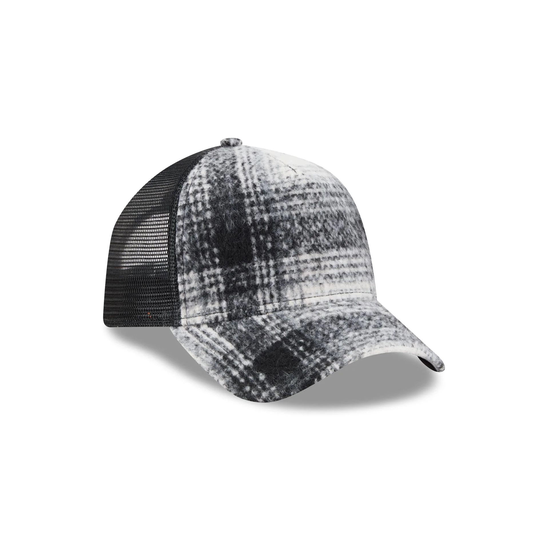 New Era Cap Flannel Plaid 9FORTY A-Frame Trucker Hat - Image 3