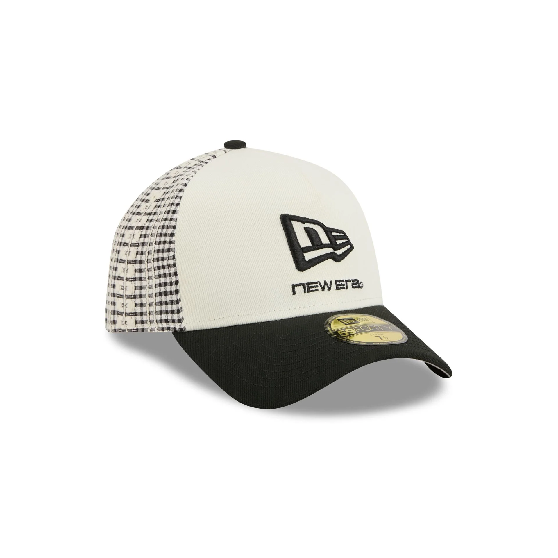 New Era Cap Gingham Plaid 59FORTY A-Frame Fitted Hat - Image 3