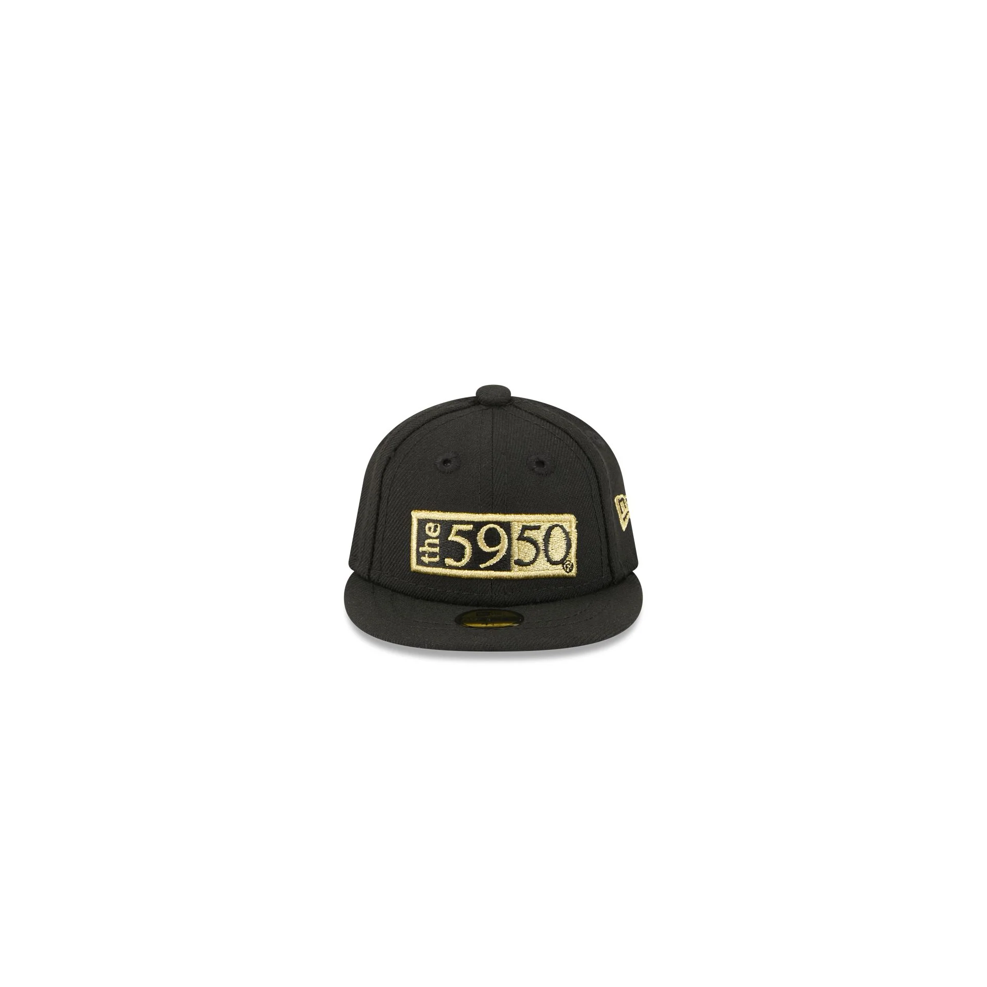 New Era Cap Gold Logo Mini 59FIFTY Fitted Hat - Image 2