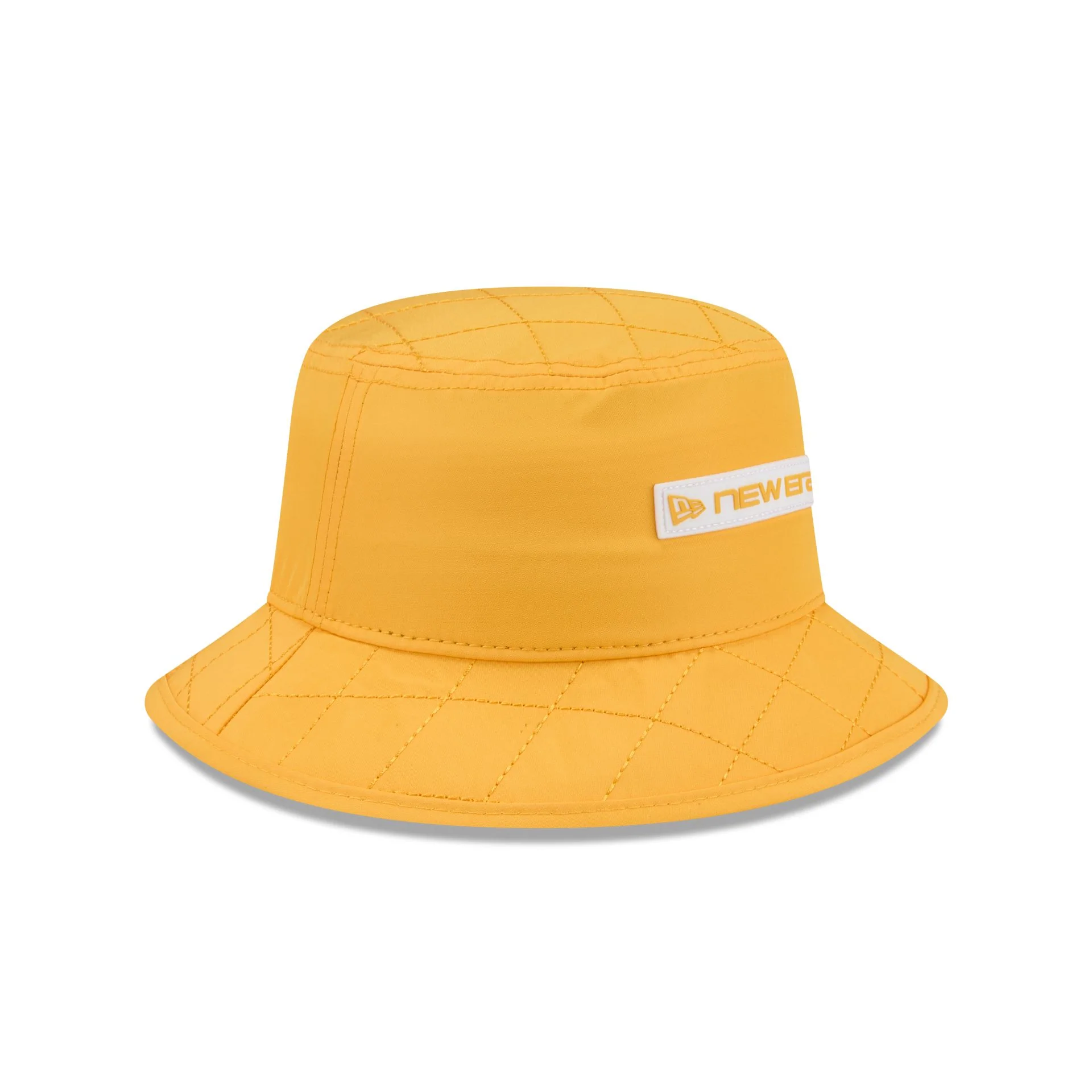 New Era Cap Gold Quilted Bucket Hat - Image 3