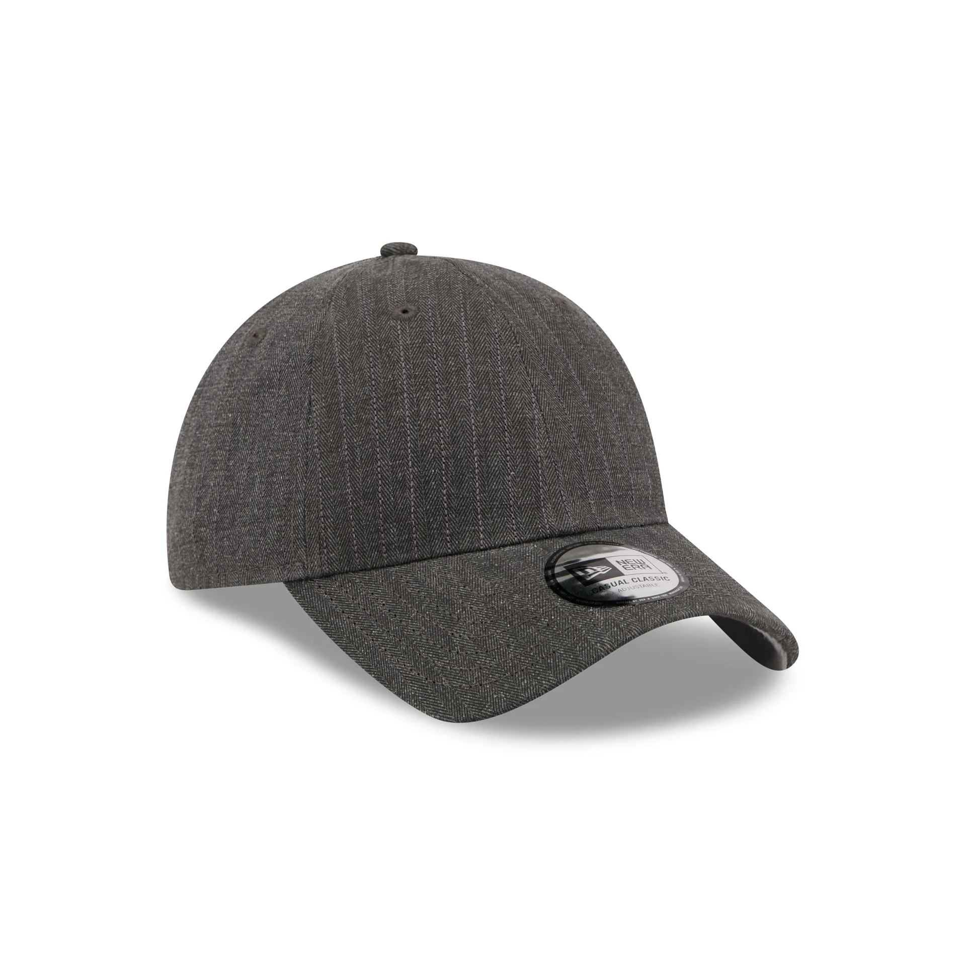 New Era Cap Herringbone Black Casual Classic Adjustable Hat - Image 3