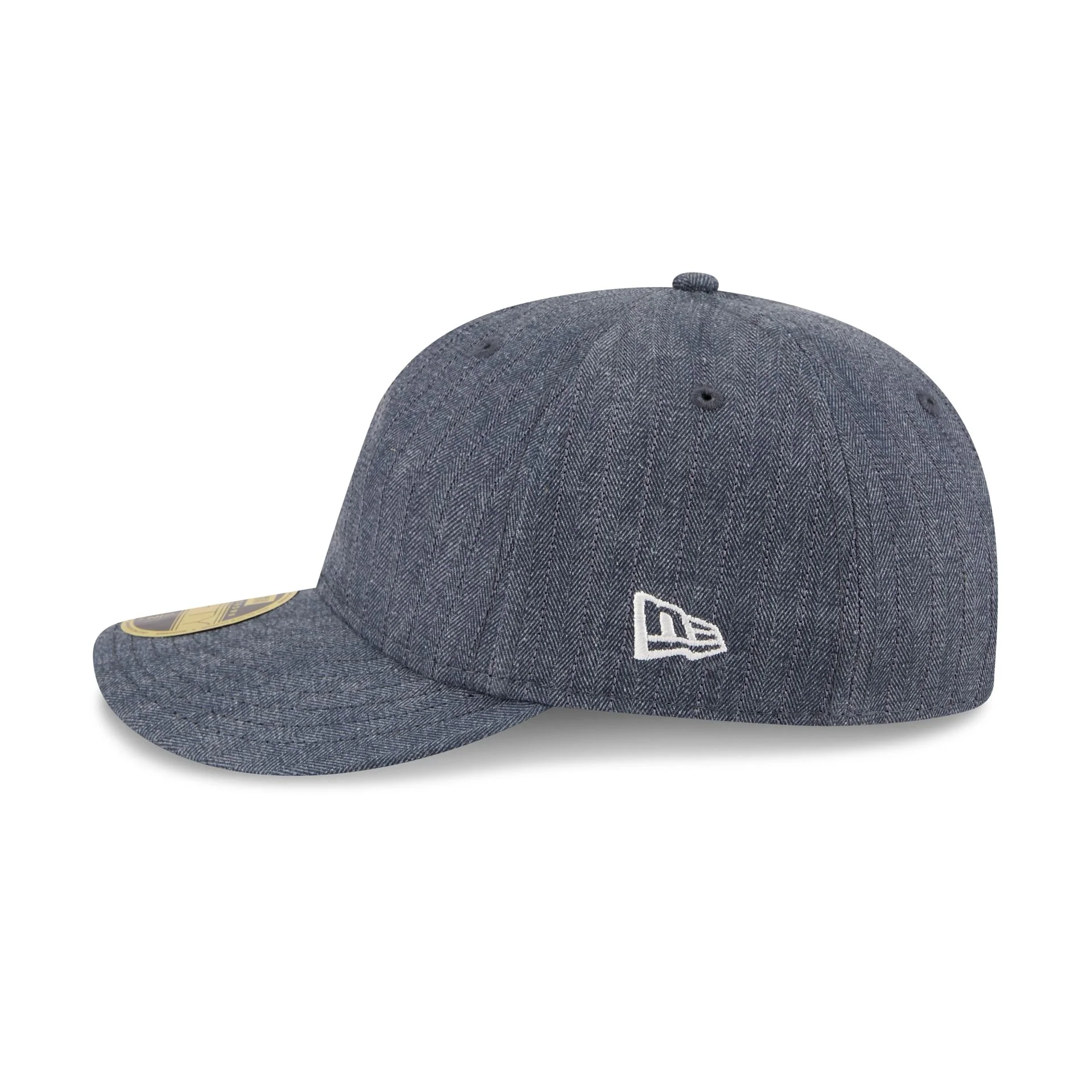 New Era Cap Herringbone Slate Retro Crown 59FIFTY Fitted Hat - Image 4