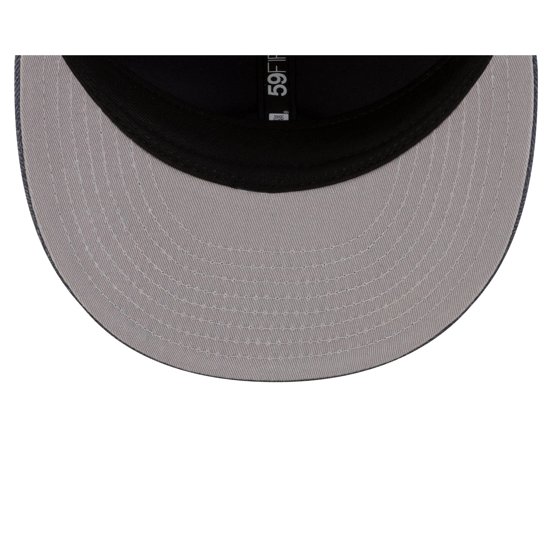 New Era Cap Herringbone Slate Retro Crown 59FIFTY Fitted Hat - Image 7