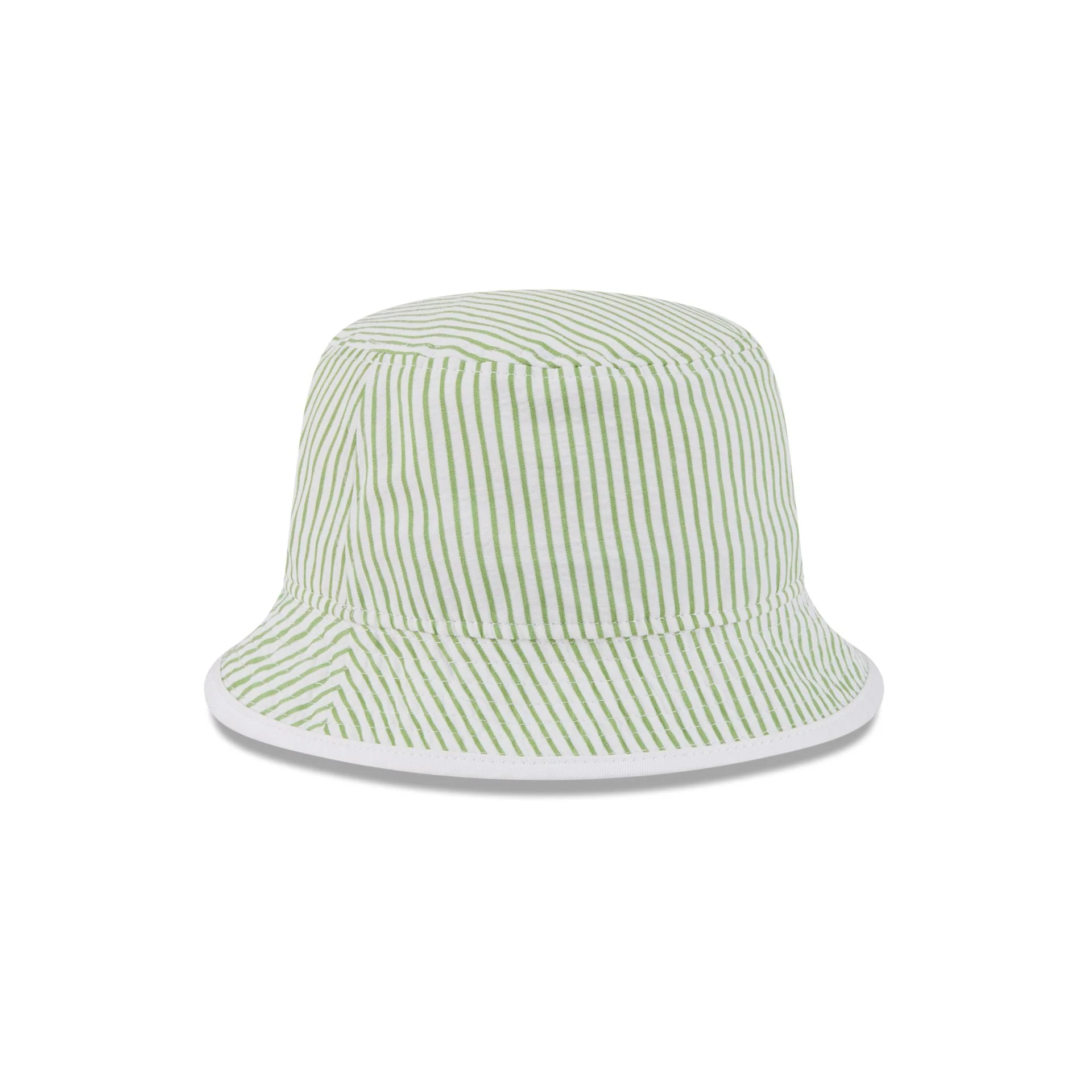 New Era Cap Lime Green Pinstripe Bucket Hat - Image 3