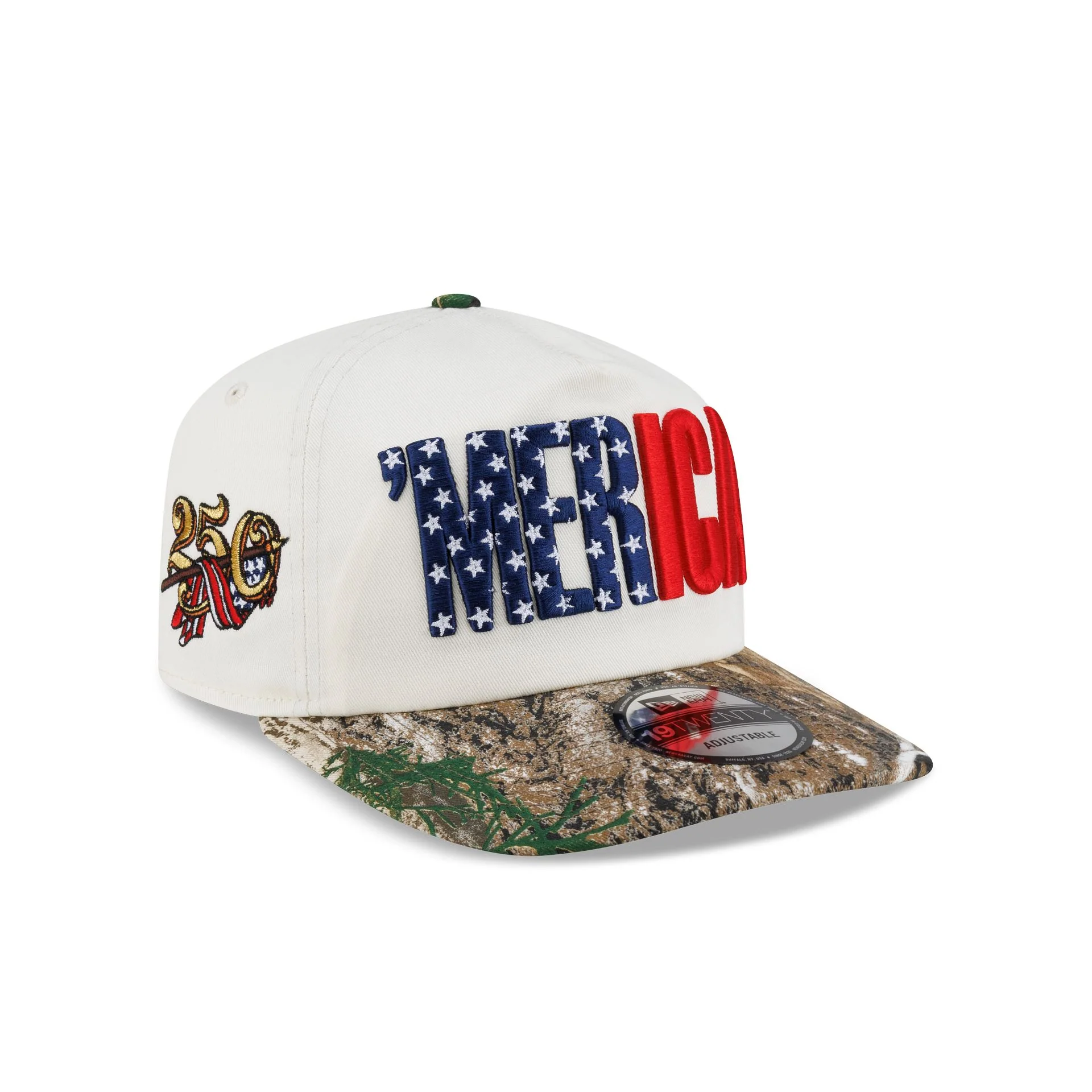 New Era Cap 'Merica Chrome White 19TWENTY Adjustable Hat