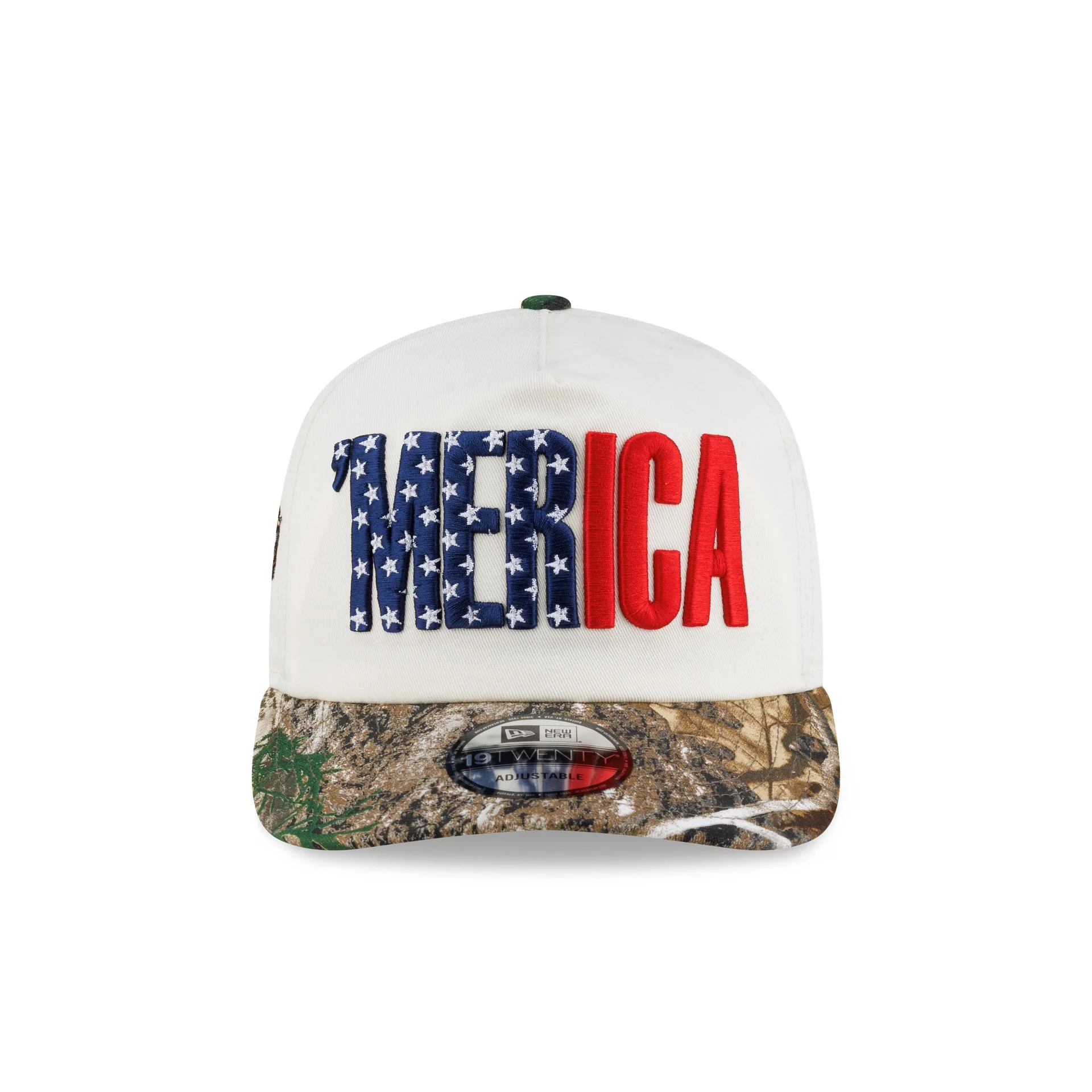 New Era Cap 'Merica Chrome White 19TWENTY Adjustable Hat - Image 2
