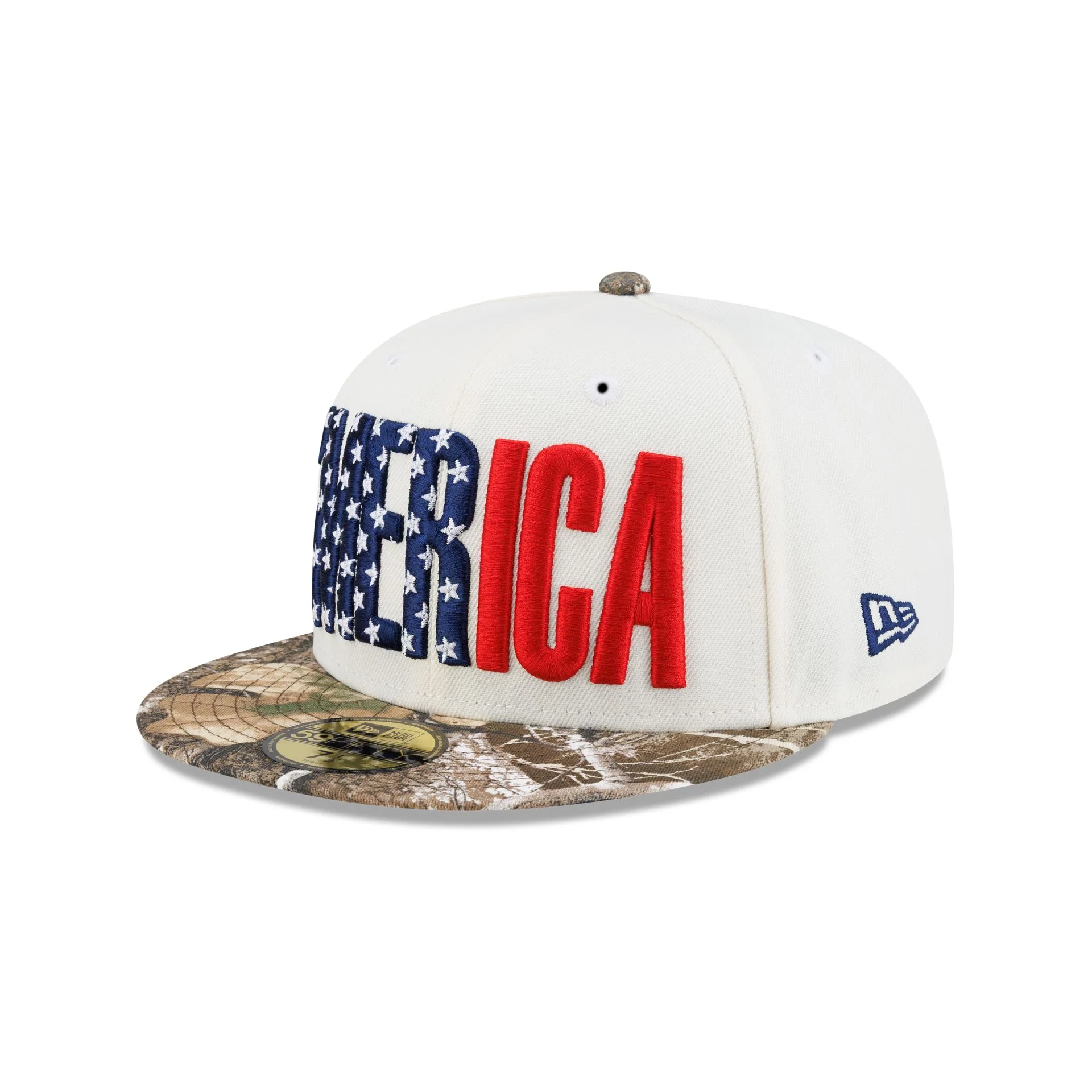 New Era Cap 'Merica Chrome White 59FIFTY Fitted Hat - Image 3