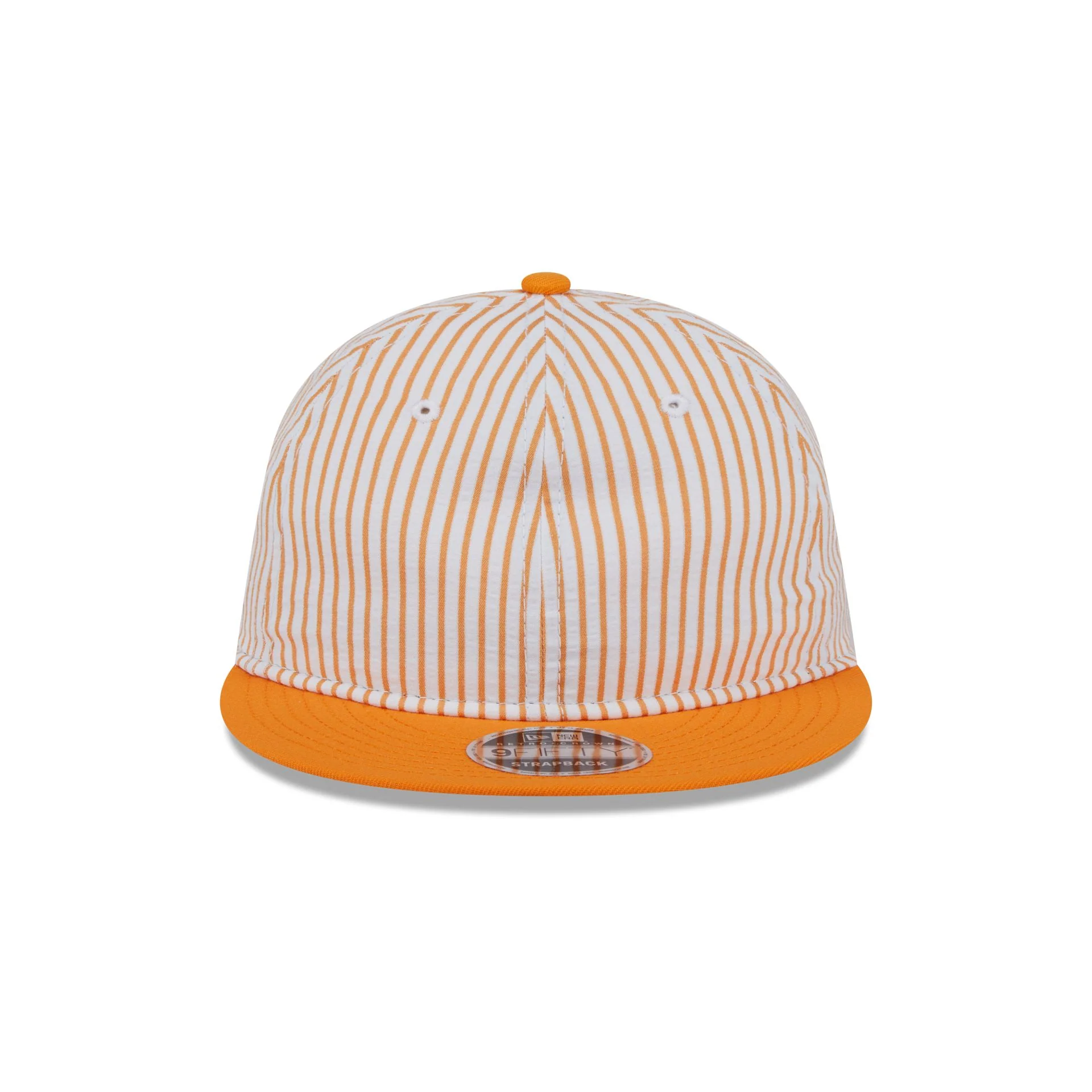 New Era Cap Orange Pinstripe Retro Crown 9FIFTY Snapback Hat - Image 2