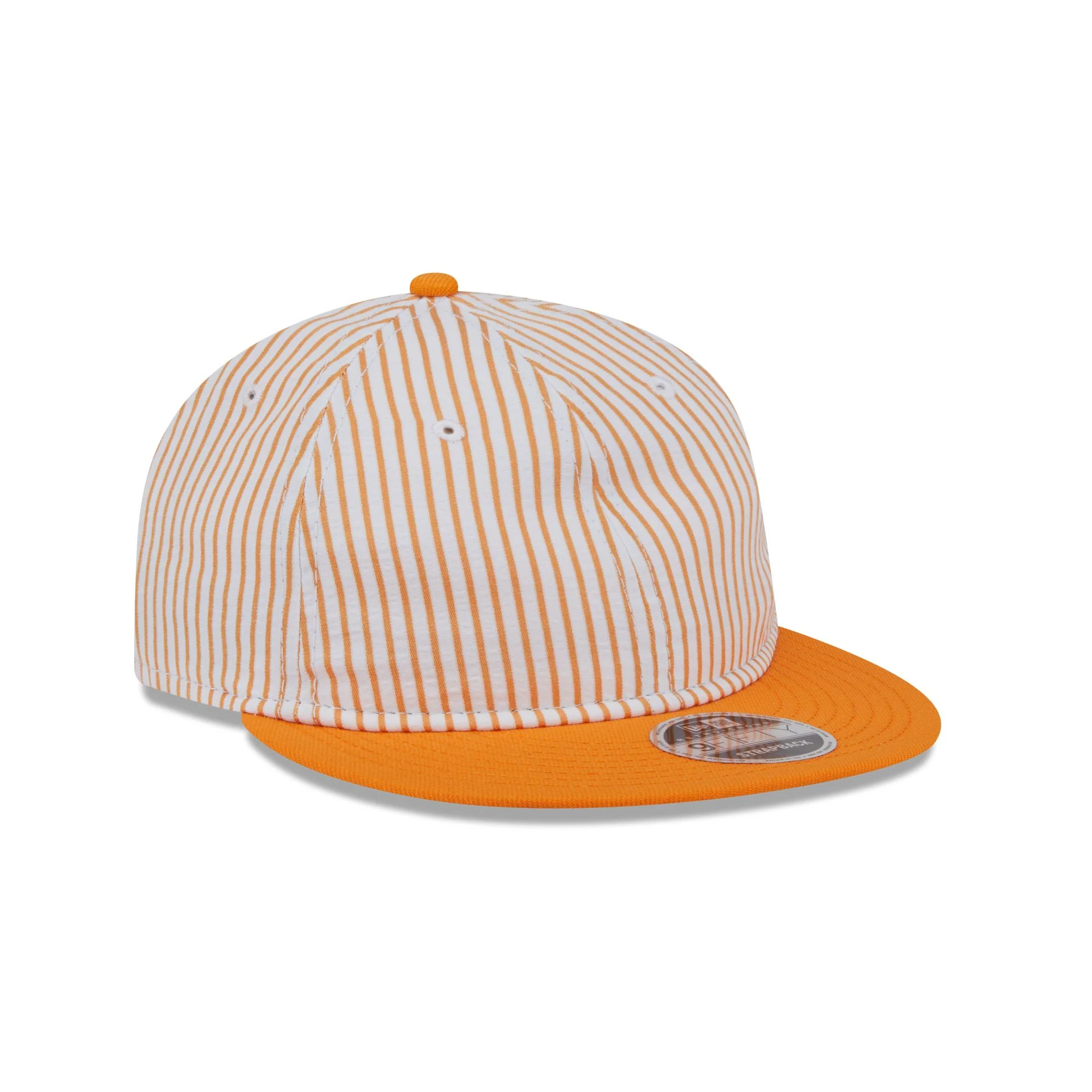 New Era Cap Orange Pinstripe Retro Crown 9FIFTY Snapback Hat - Image 3