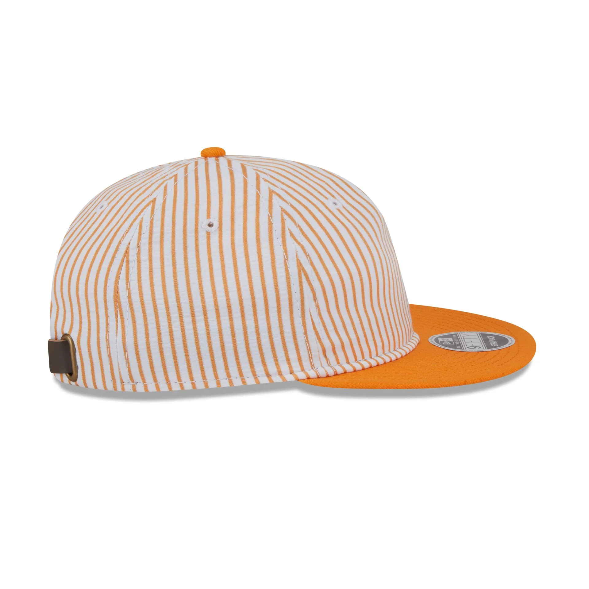 New Era Cap Orange Pinstripe Retro Crown 9FIFTY Snapback Hat - Image 4