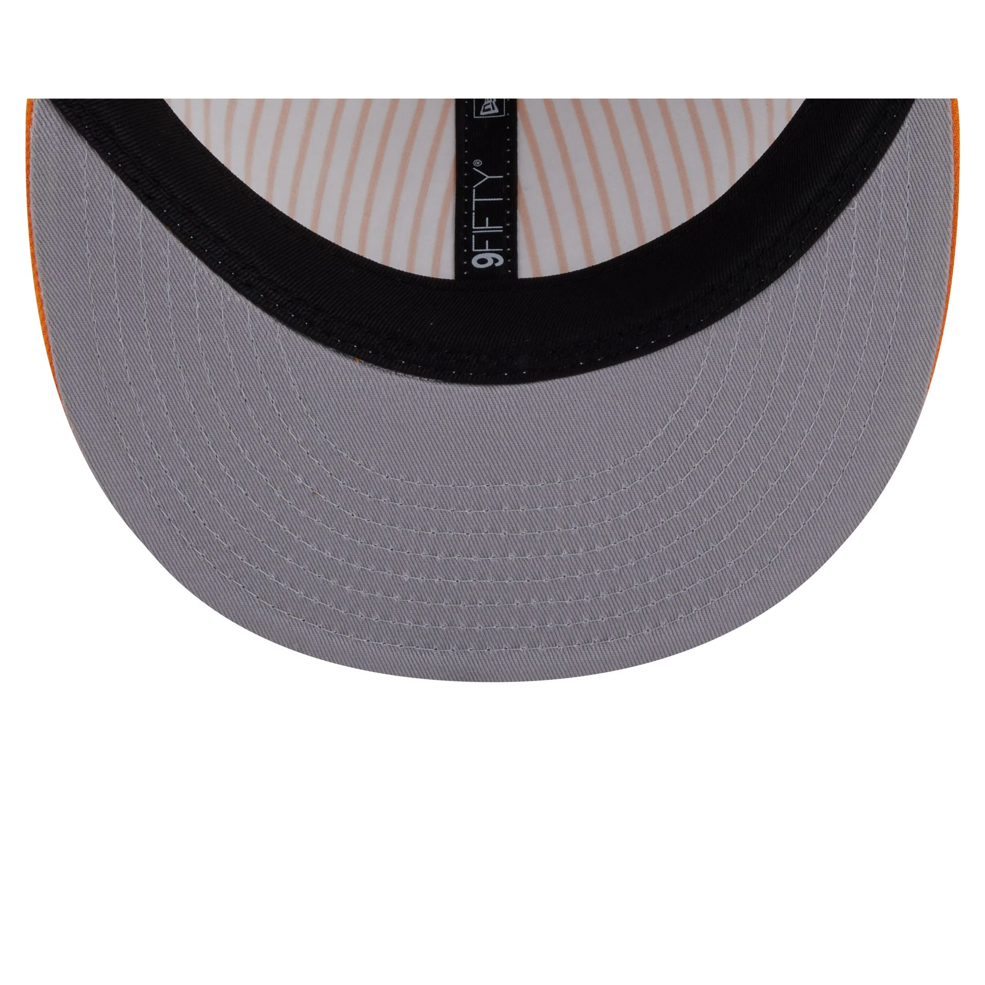 New Era Cap Orange Pinstripe Retro Crown 9FIFTY Snapback Hat - Image 6
