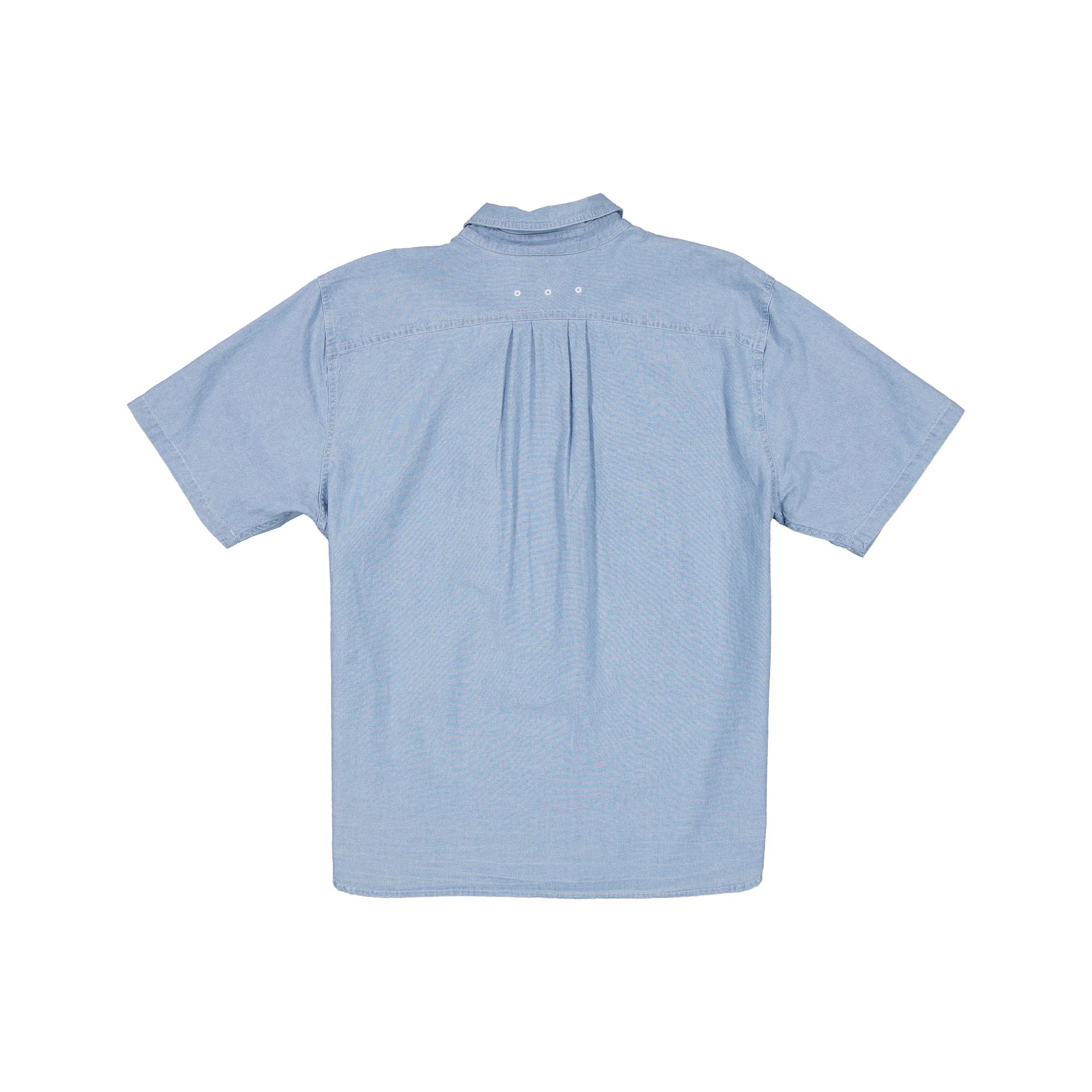 New Era Cap Originators Chambray Light Blue Button Up Shirt - Image 2