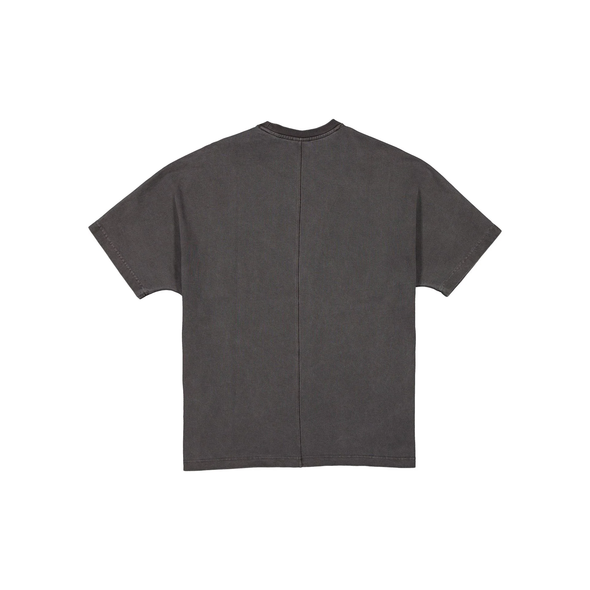 New Era Cap Pigment Dyed Black Oversized T-Shirt - Image 2
