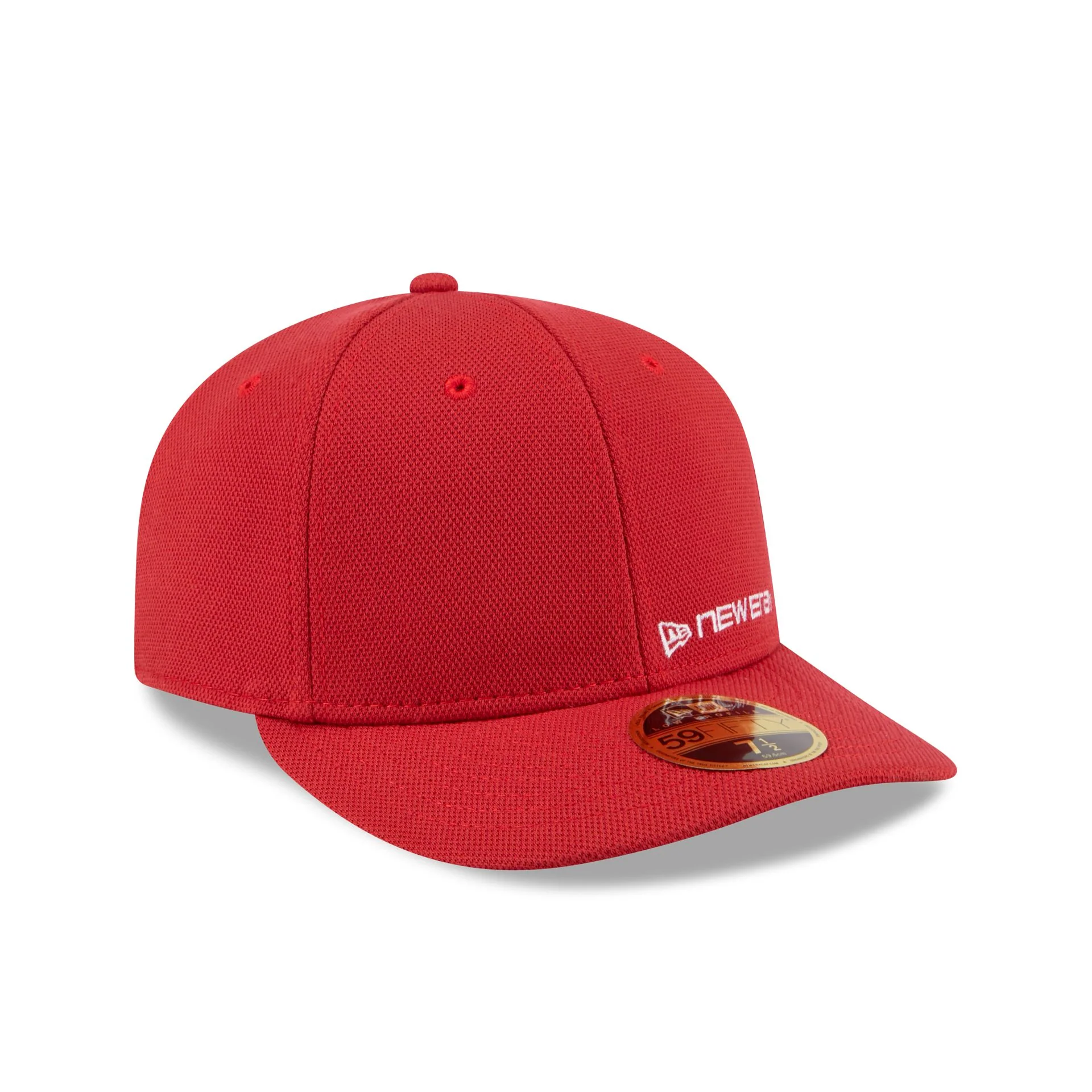 New Era Cap Scarlet Cotton Low Profile 59FIFTY Fitted Hat - Image 3