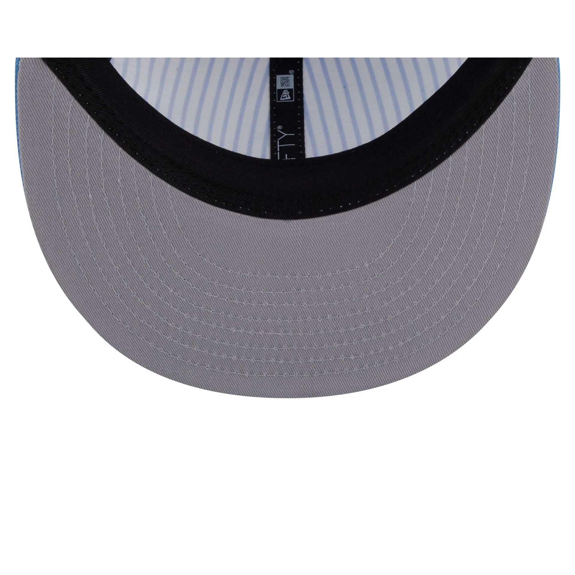 New Era Cap Sky Blue Pinstripe Retro Crown 9FIFTY Snapback Hat - Image 7