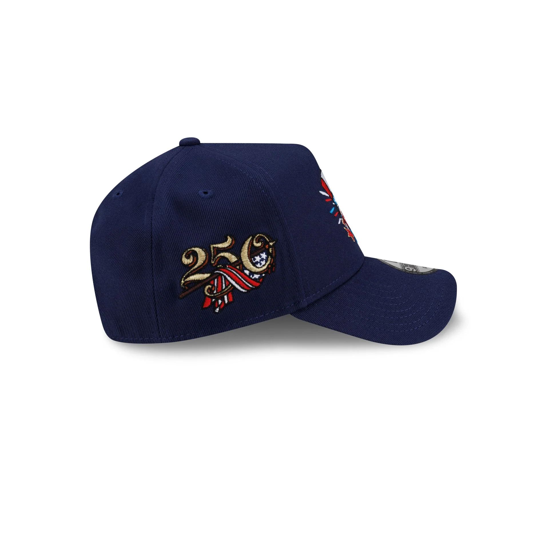 New Era Cap USA Skull Navy 9FORTY A-Frame Snapback Hat - Image 4