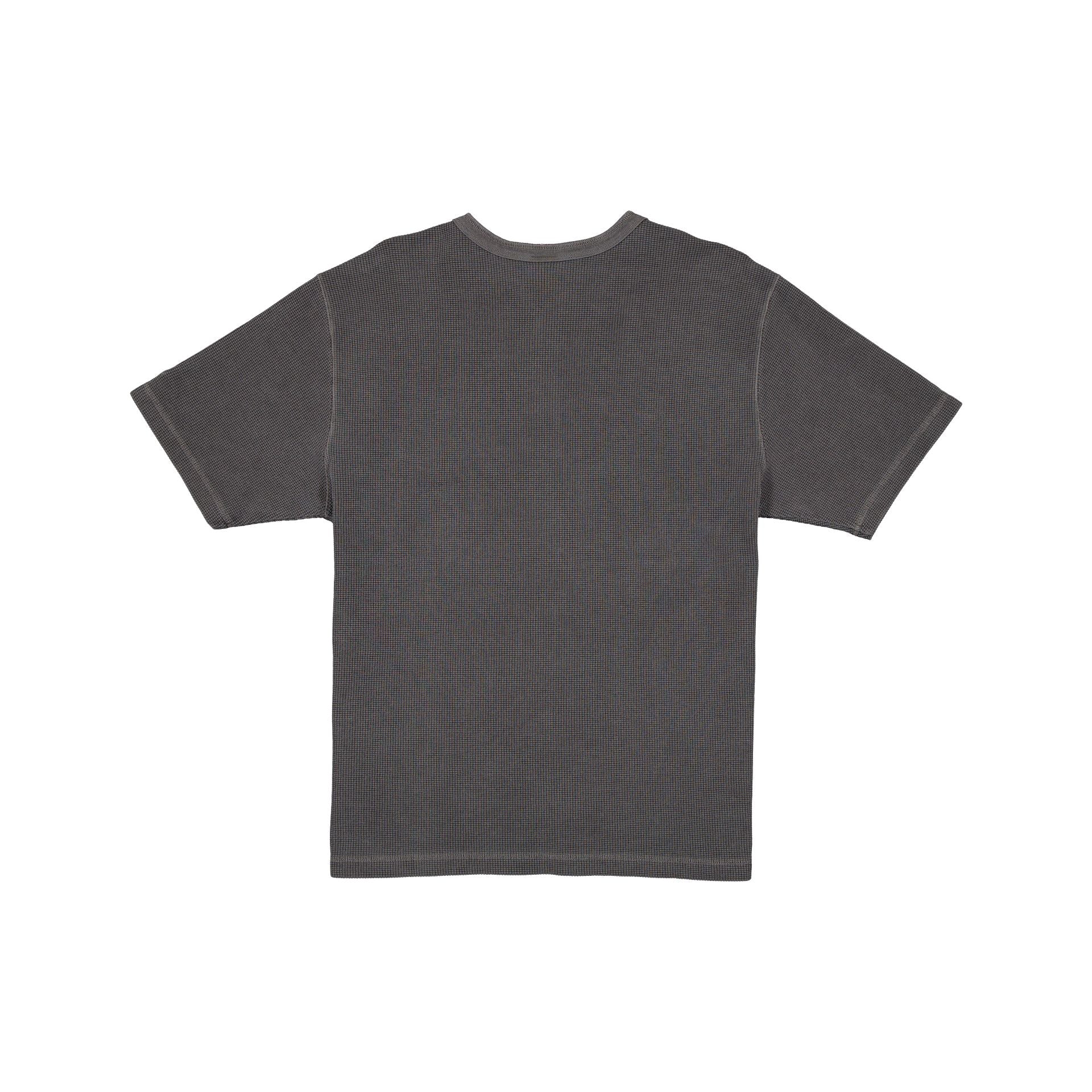 New Era Cap Washed Black Waffle T-Shirt - Image 2