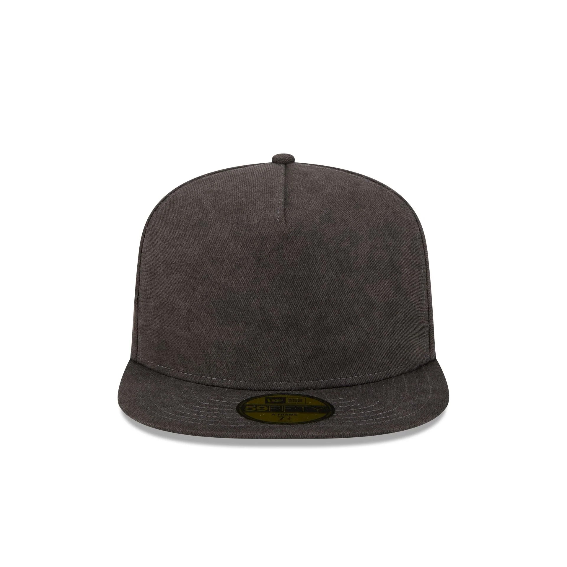 New Era Cap Washed Twill Black 59FIFTY A-Frame Fitted Hat - Image 2