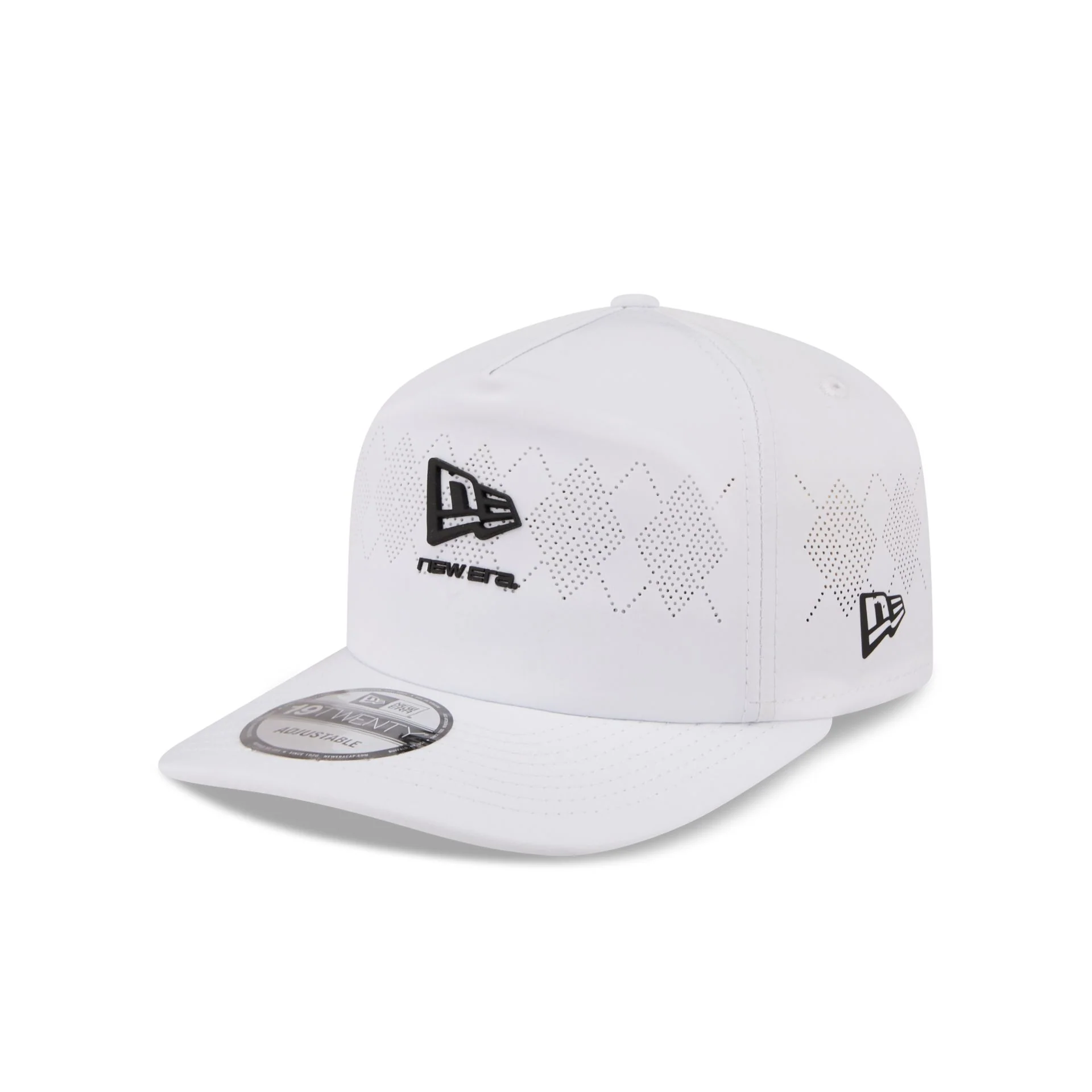 New Era Cap White Argyle 19TWENTY Adjustable Hat