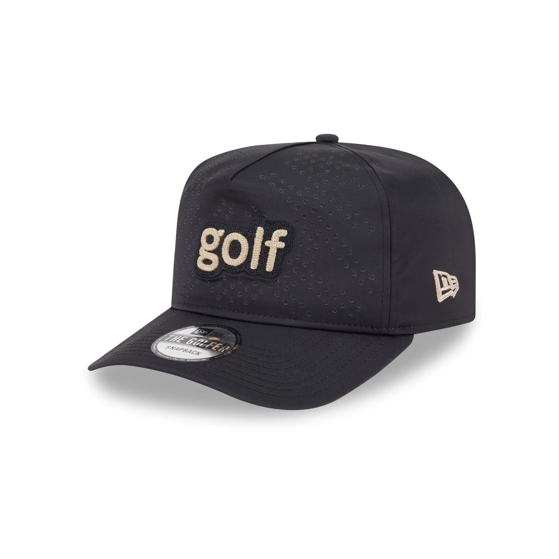 New Era Golf Black Golfer Hat - Image 3