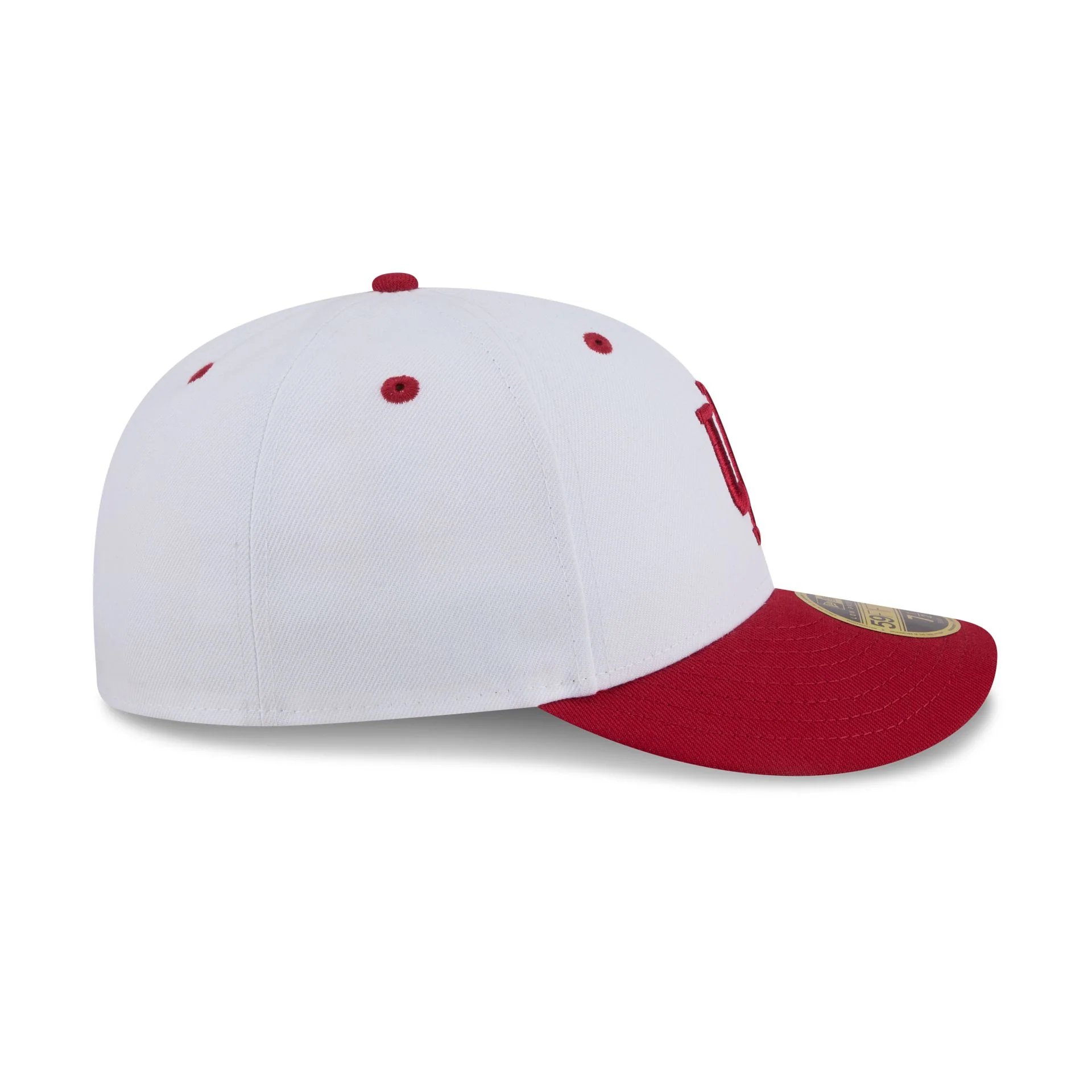 New Era x adidas Indiana Hoosiers White Low Profile 59FIFTY Fitted Hat - Image 5