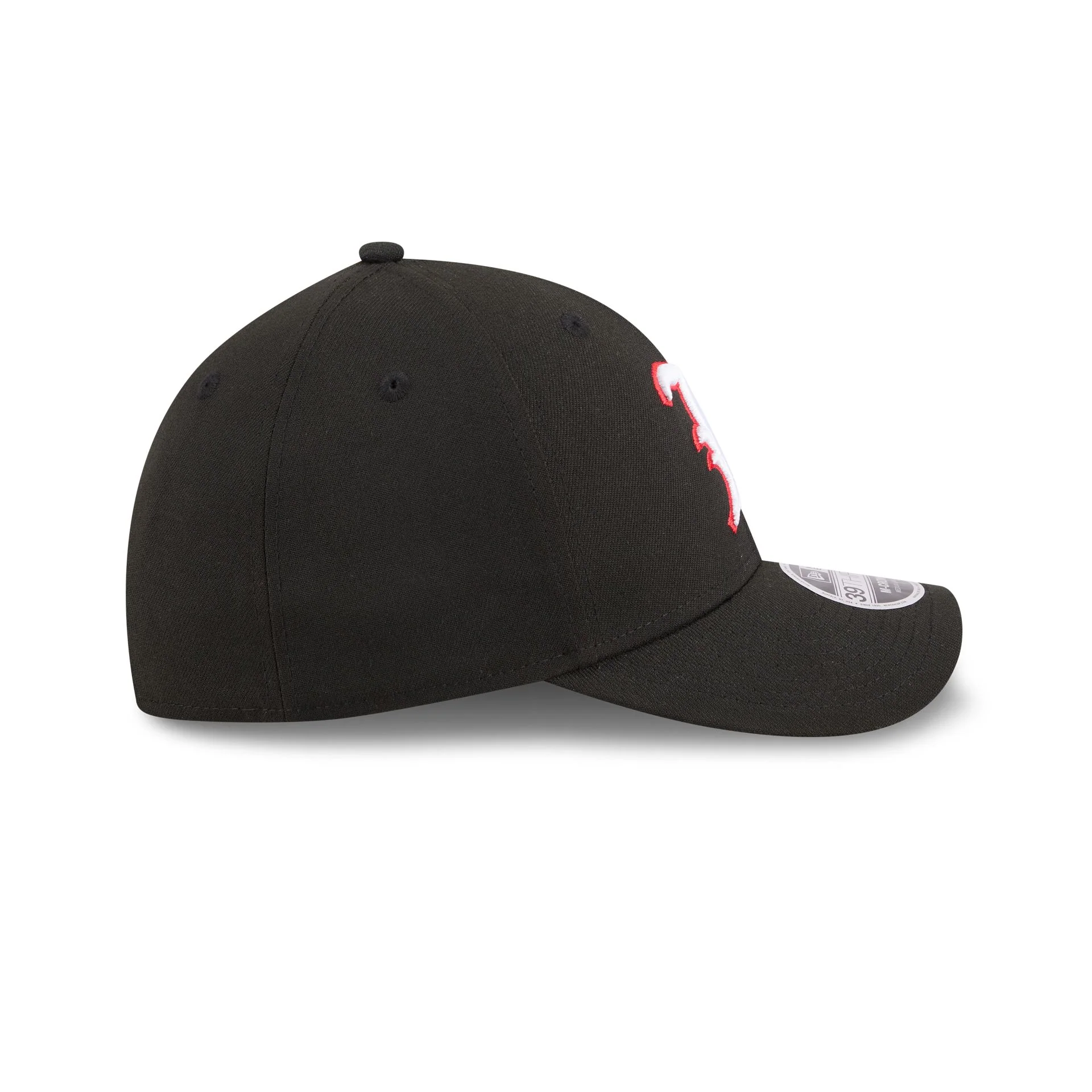 New Era x adidas Louisville Cardinals Black 39THIRTY M-Crown Stretch Fit Hat - Image 5