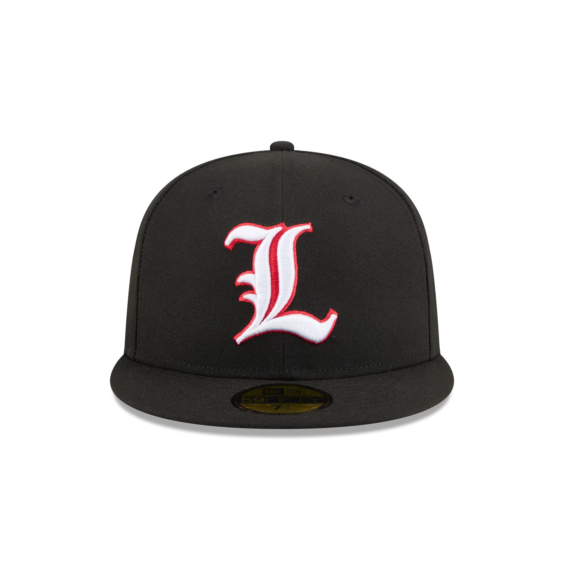 New Era x adidas Louisville Cardinals Black 59FIFTY Fitted Hat - Image 2