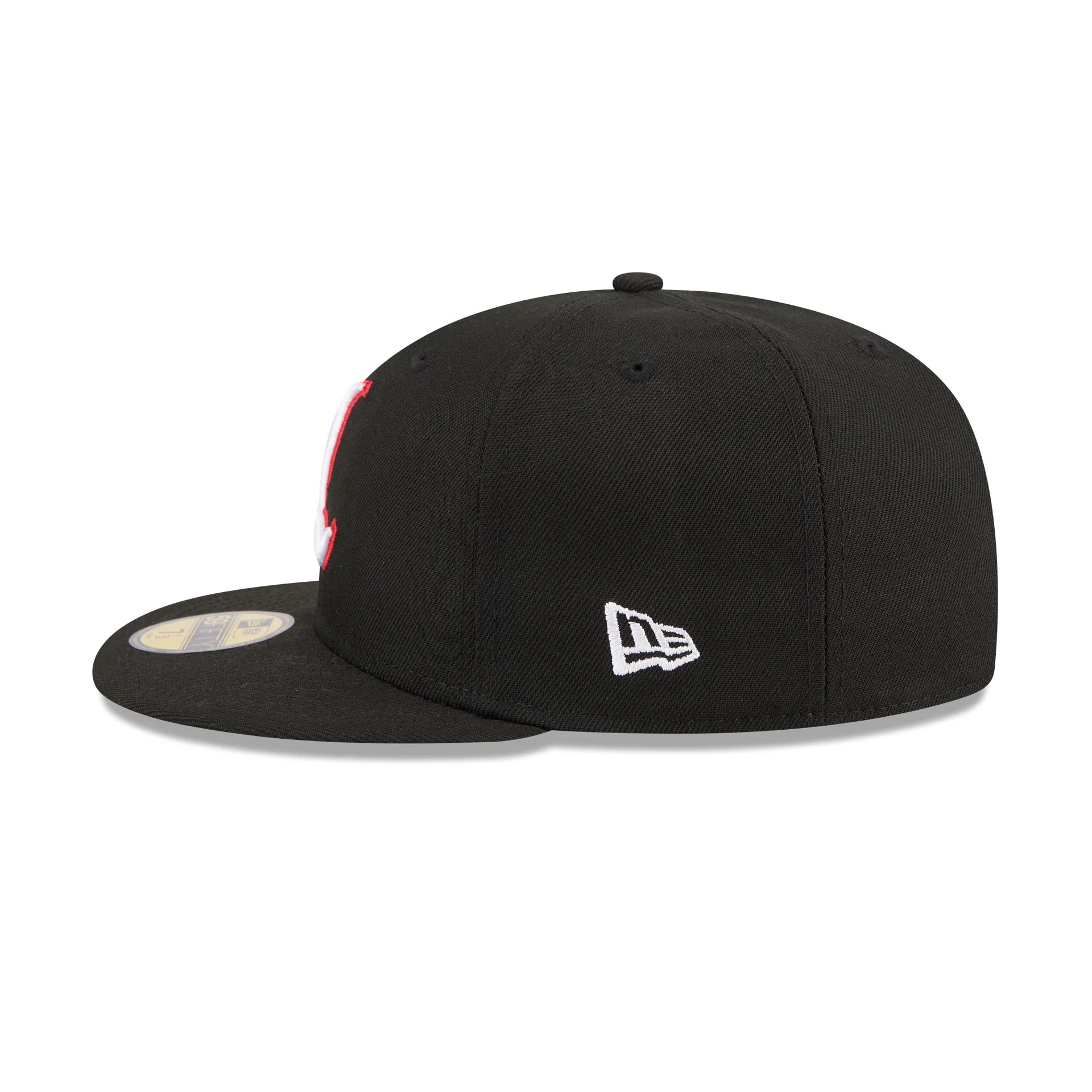 New Era x adidas Louisville Cardinals Black 59FIFTY Fitted Hat - Image 4