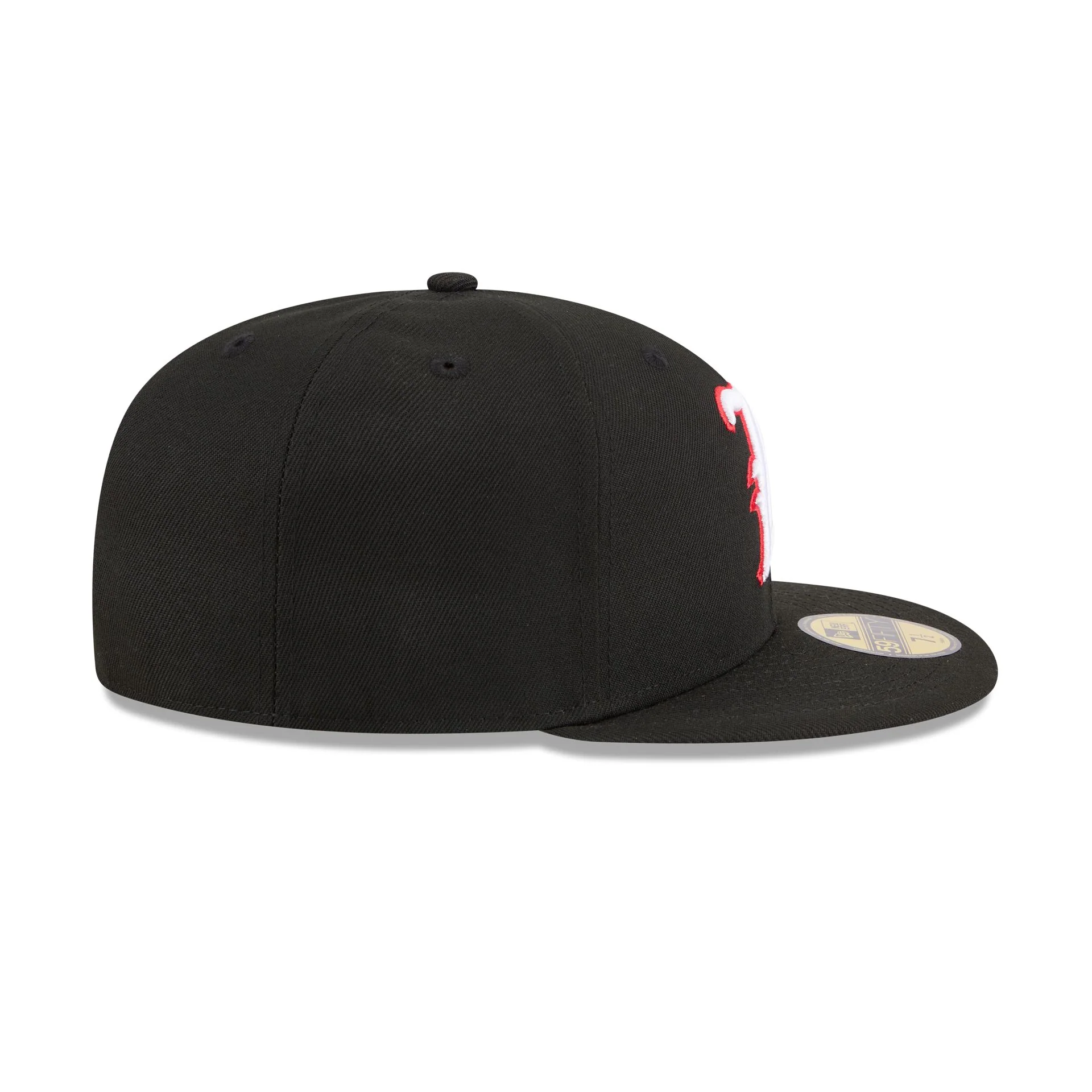 New Era x adidas Louisville Cardinals Black 59FIFTY Fitted Hat - Image 5