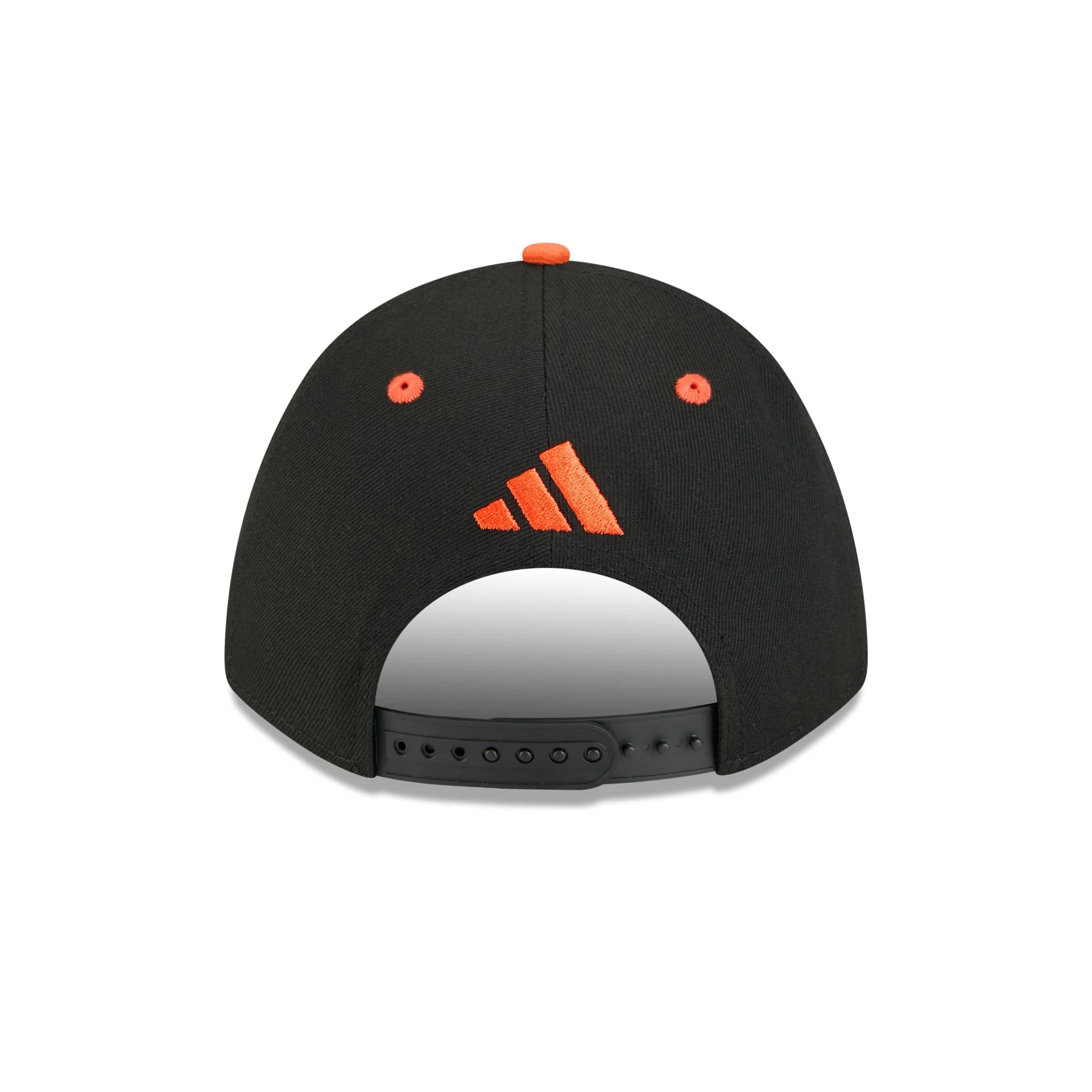 New Era x adidas Miami Hurricanes Black 9FORTY M-Crown Snapback Hat - Image 6