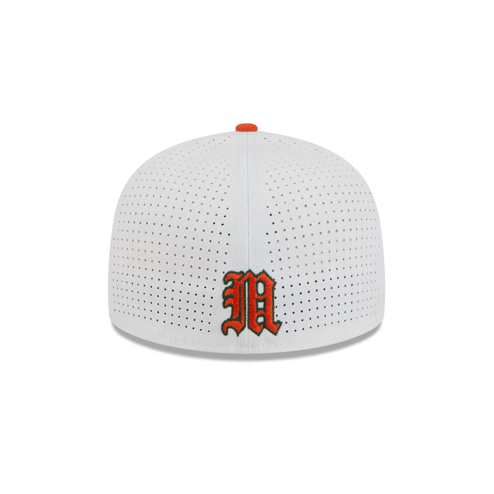 New Era x adidas Miami Hurricanes White Mascot 59FIFTY Fitted Hat - Image 6
