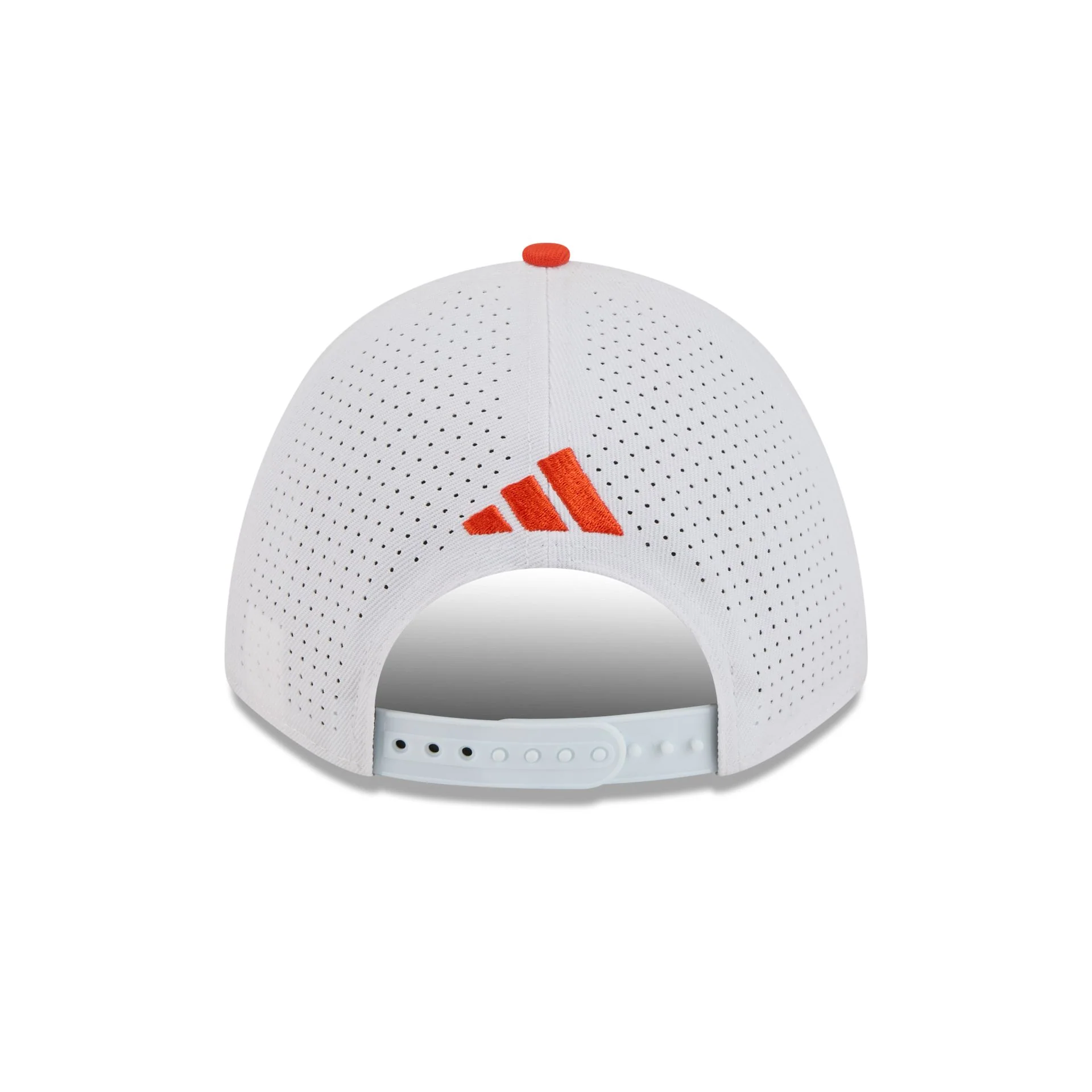 New Era x adidas Miami Hurricanes White Mascot 9FORTY M-Crown Snapback Hat - Image 6
