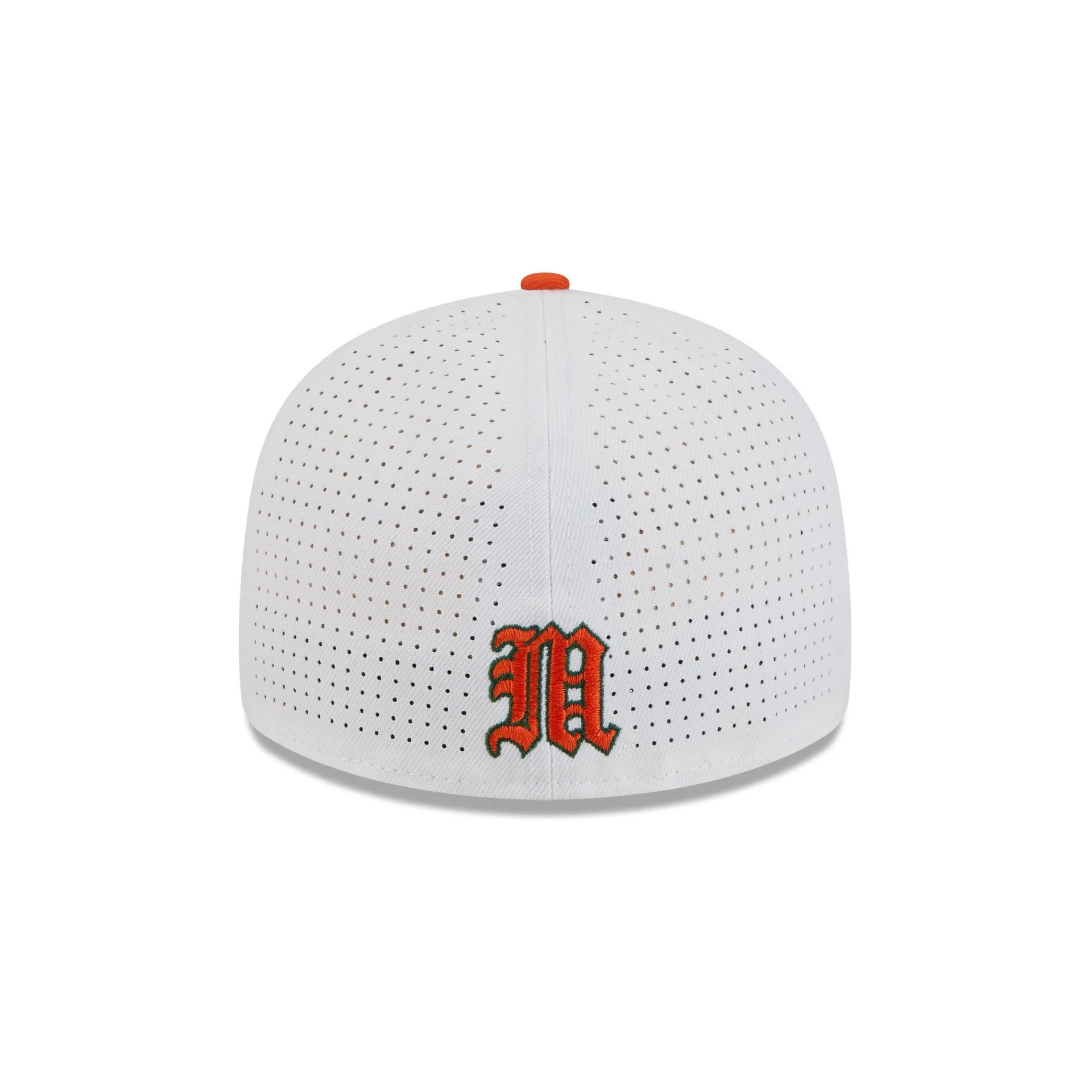 New Era x adidas Miami Hurricanes White Mascot Low Profile 59FIFTY Fitted Hat - Image 6