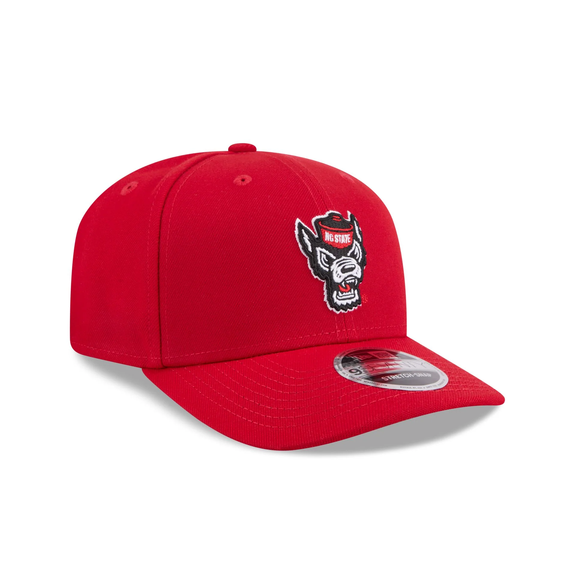 New Era x adidas NC State Wolfpack Scarlet 9SEVENTY Stretch-Snap Hat - Image 3