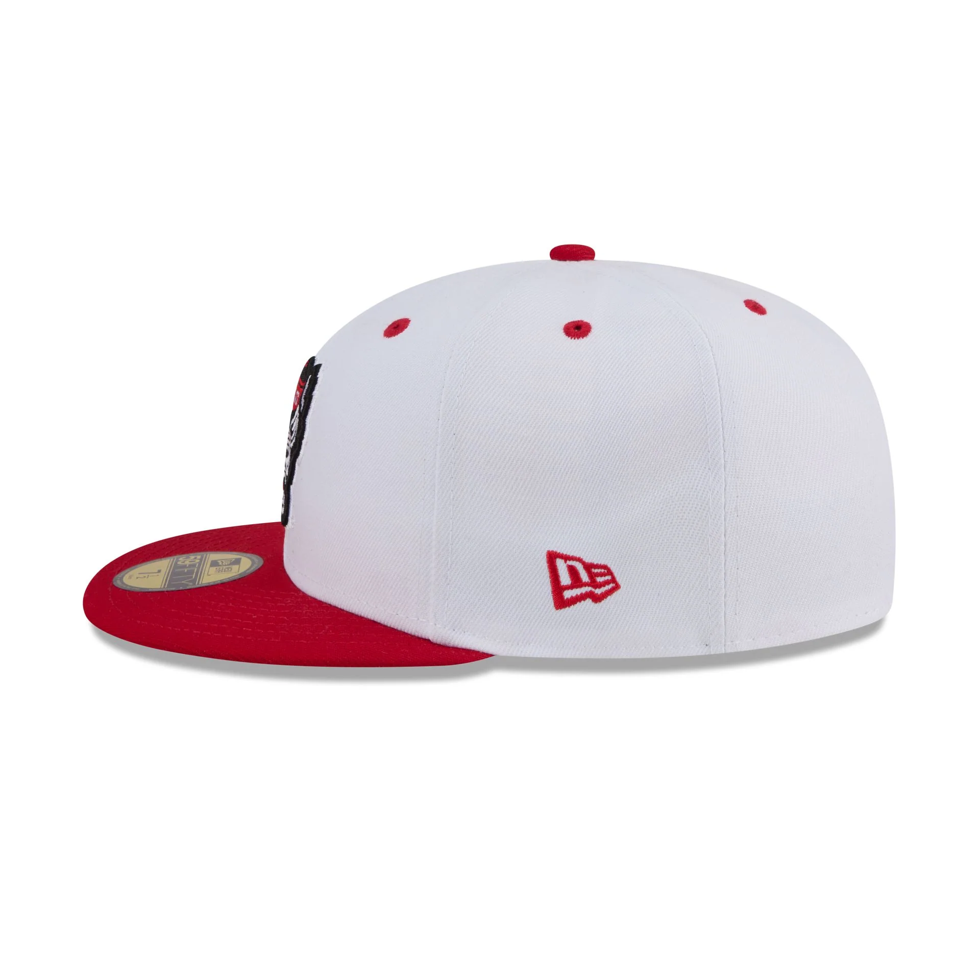 New Era x adidas NC State Wolfpack White 59FIFTY Fitted Hat - Image 4