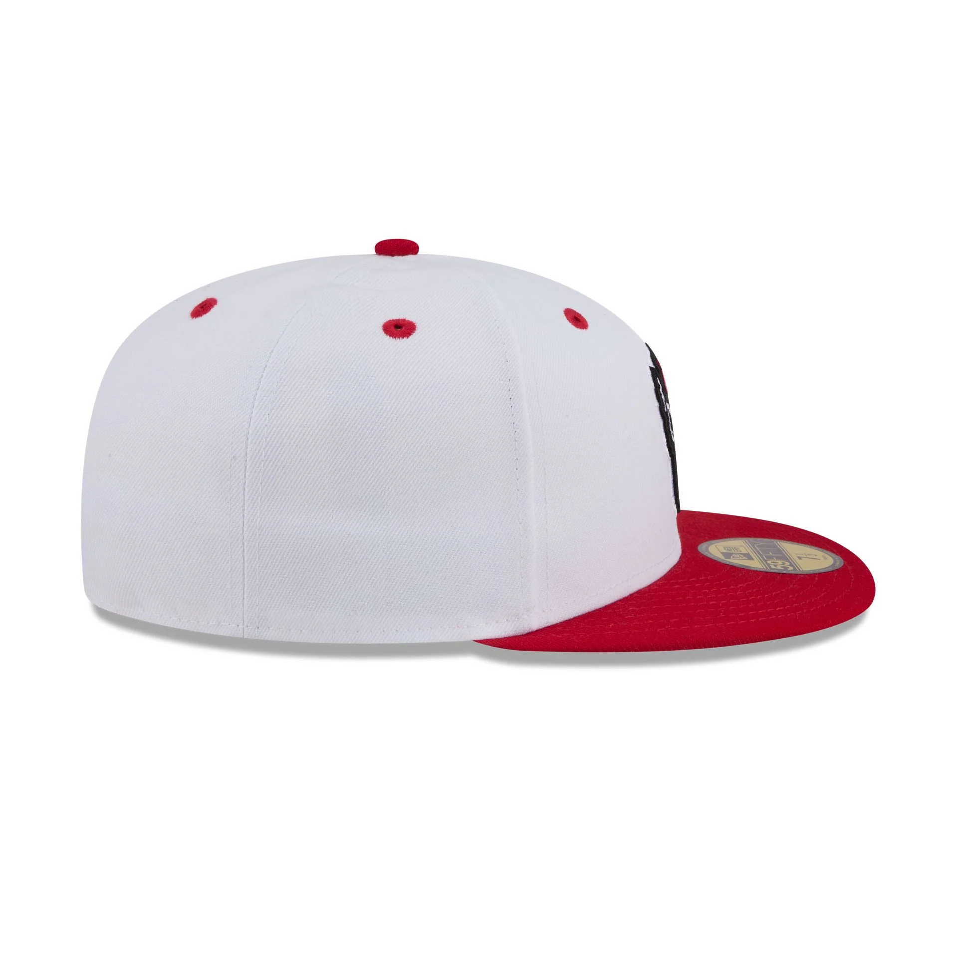 New Era x adidas NC State Wolfpack White 59FIFTY Fitted Hat - Image 5