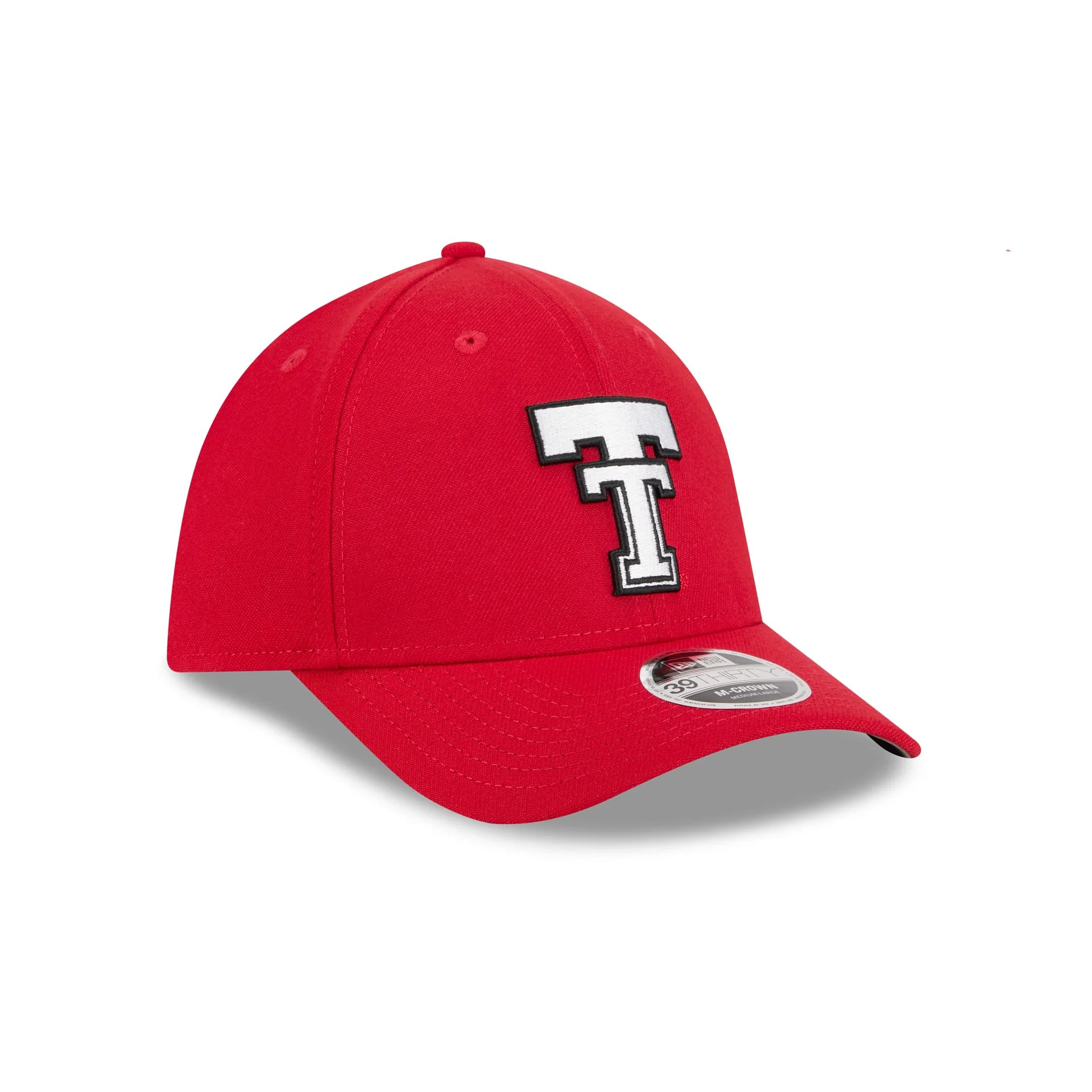 New Era x adidas Texas Tech Red Raiders College Vault 39THIRTY M-Crown Stretch Fit Hat - Image 3