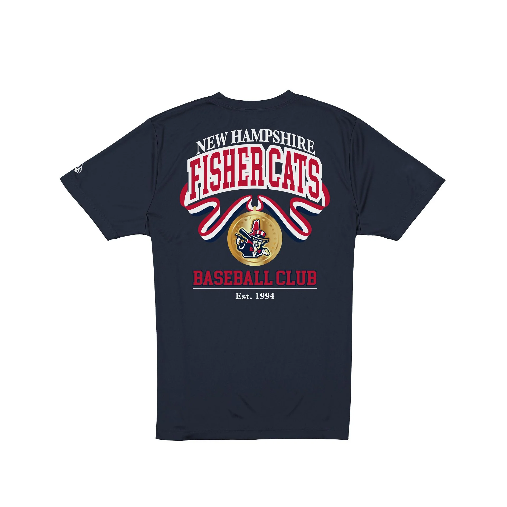 New Hampshire Fisher Cats Americana Navy T-Shirt - Image 2