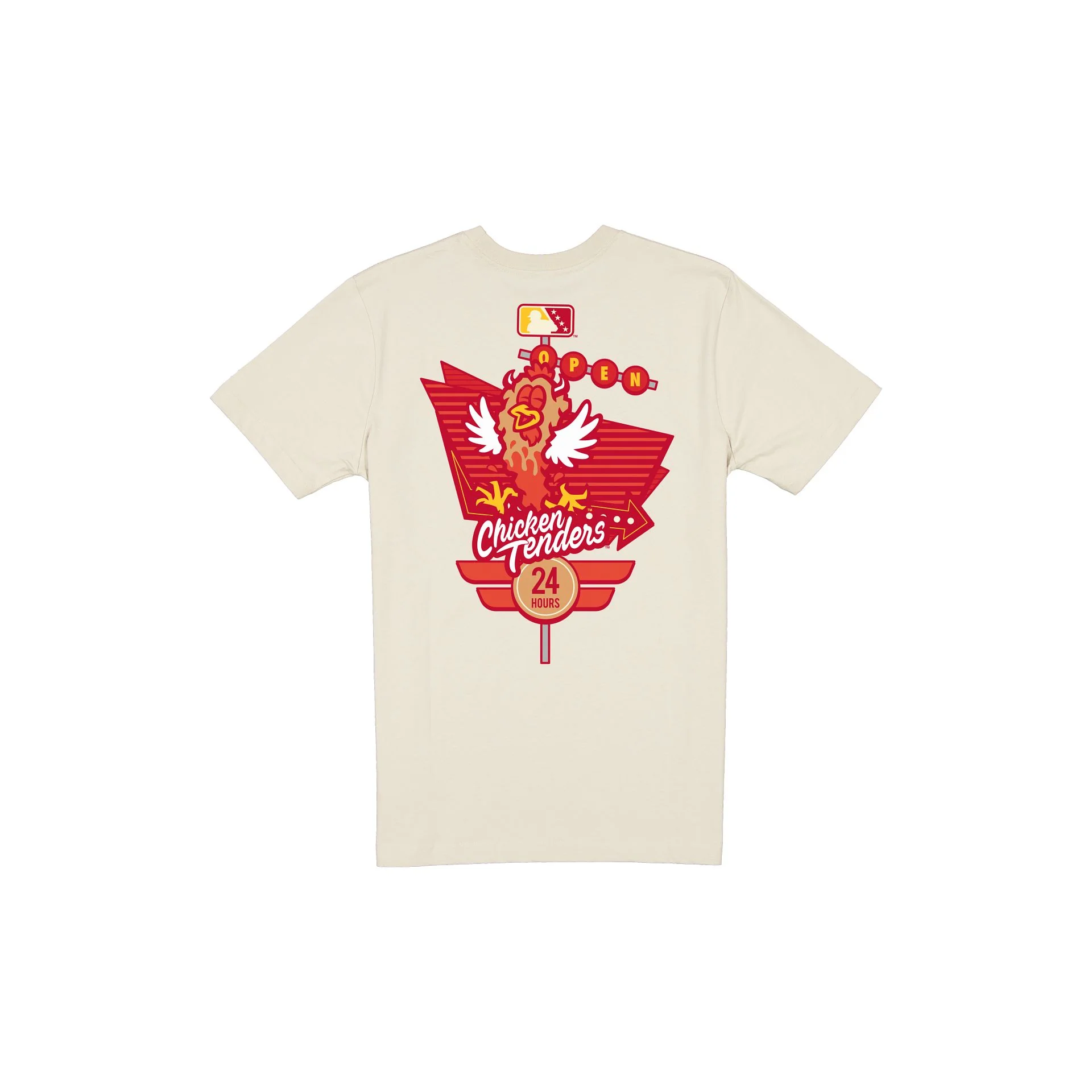 New Hampshire Fisher Cats Chrome Food Pack T-Shirt - Image 2