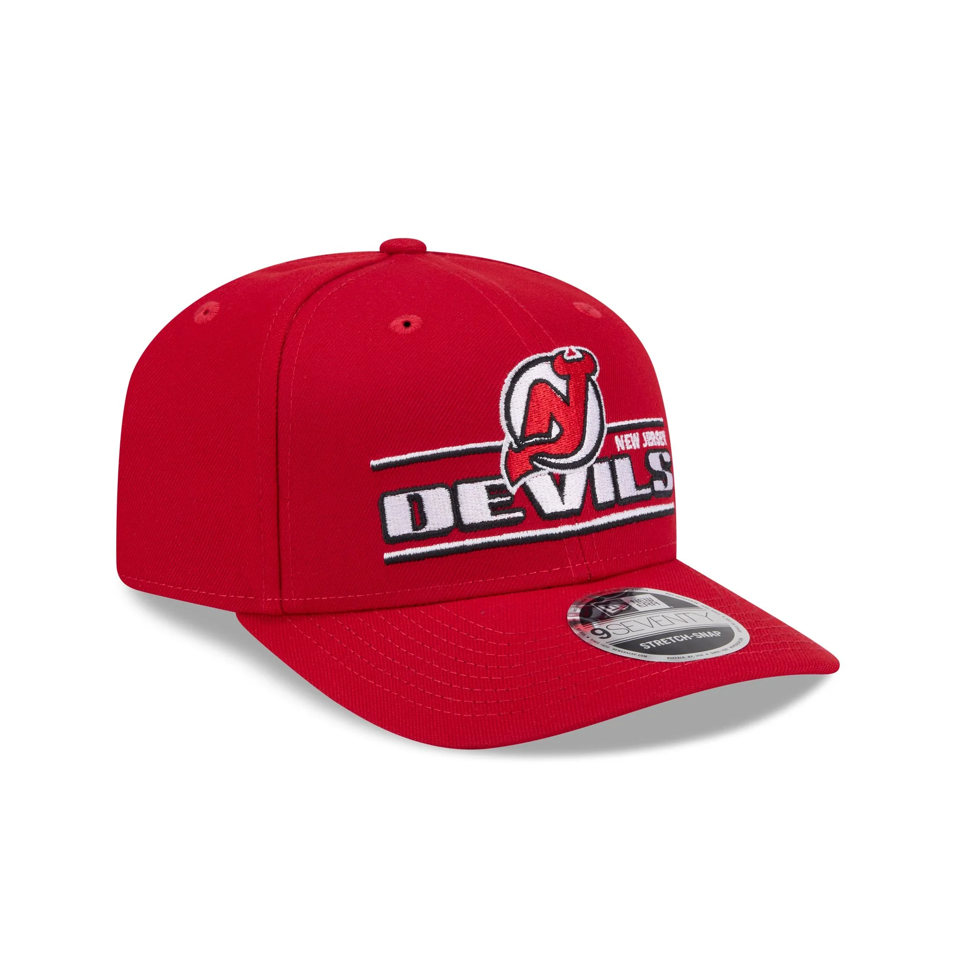 New Jersey Devils Stated 9SEVENTY Stretch-Snap Hat - Image 3