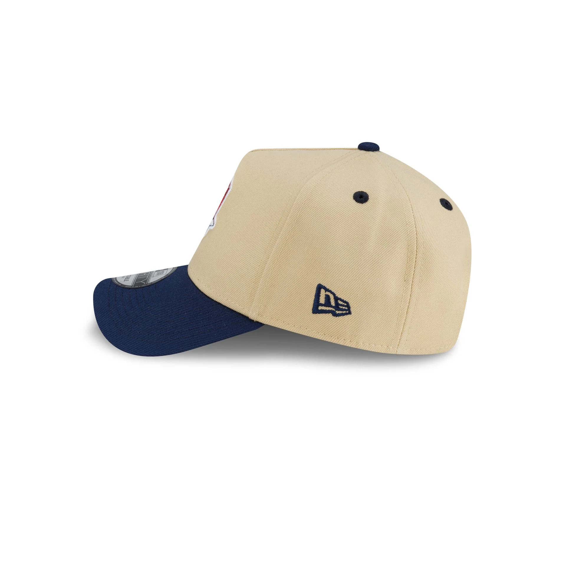 New Jersey Nets Hardwood Classics 2000s Gold 9FORTY A-Frame Snapback Hat - Image 4