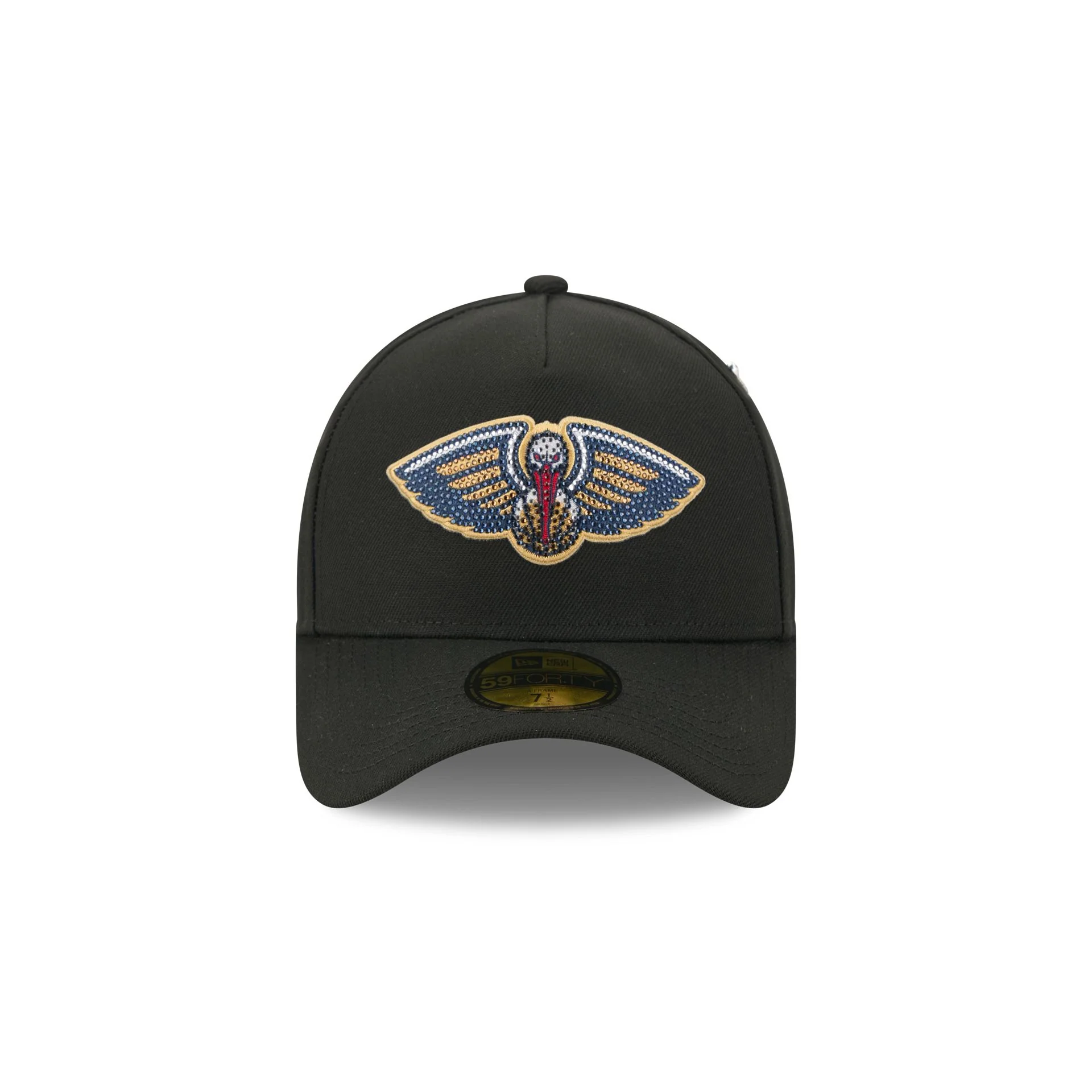 New Orleans Pelicans 2026 Draft Black 59FORTY A-Frame Fitted Hat - Image 2