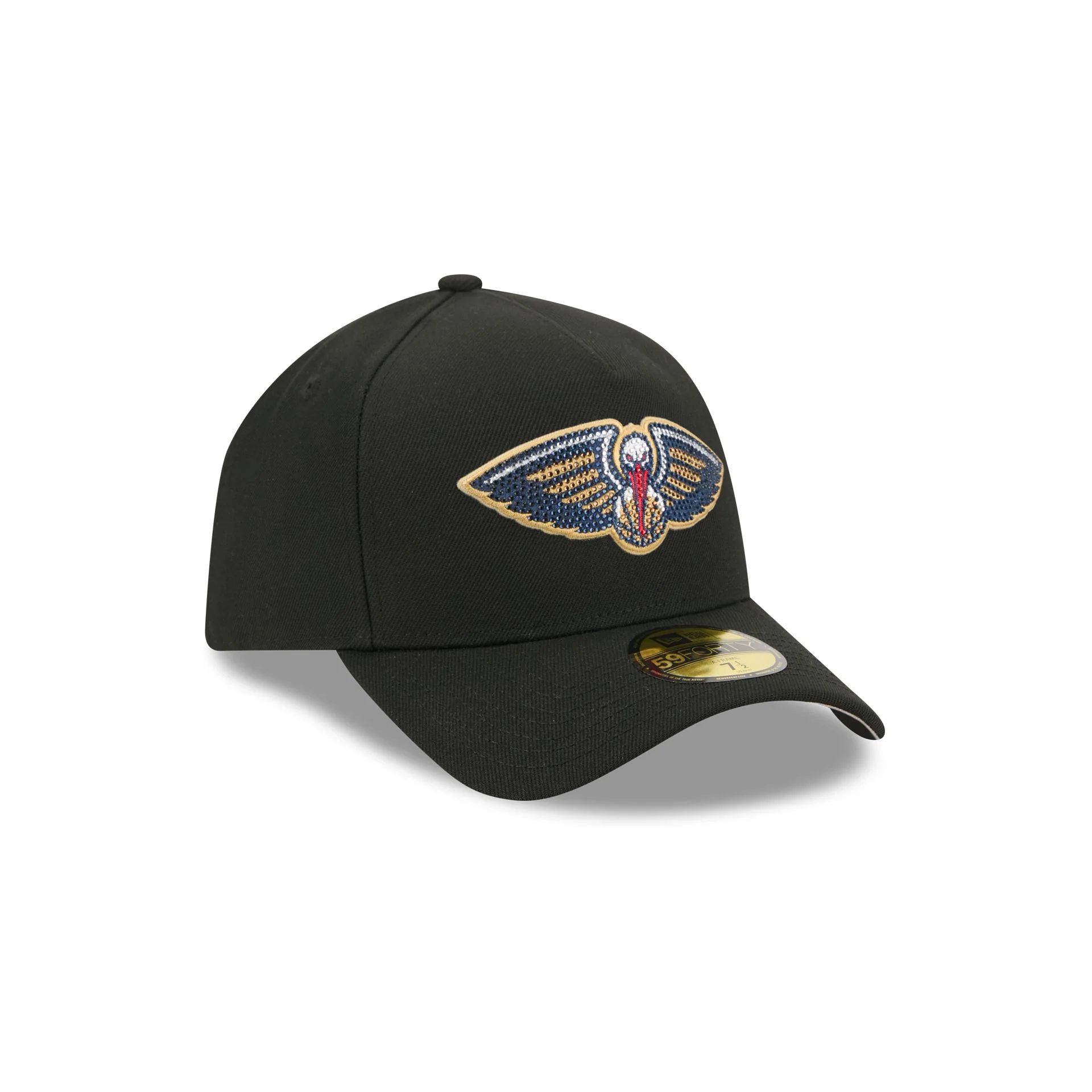 New Orleans Pelicans 2026 Draft Black 59FORTY A-Frame Fitted Hat - Image 3