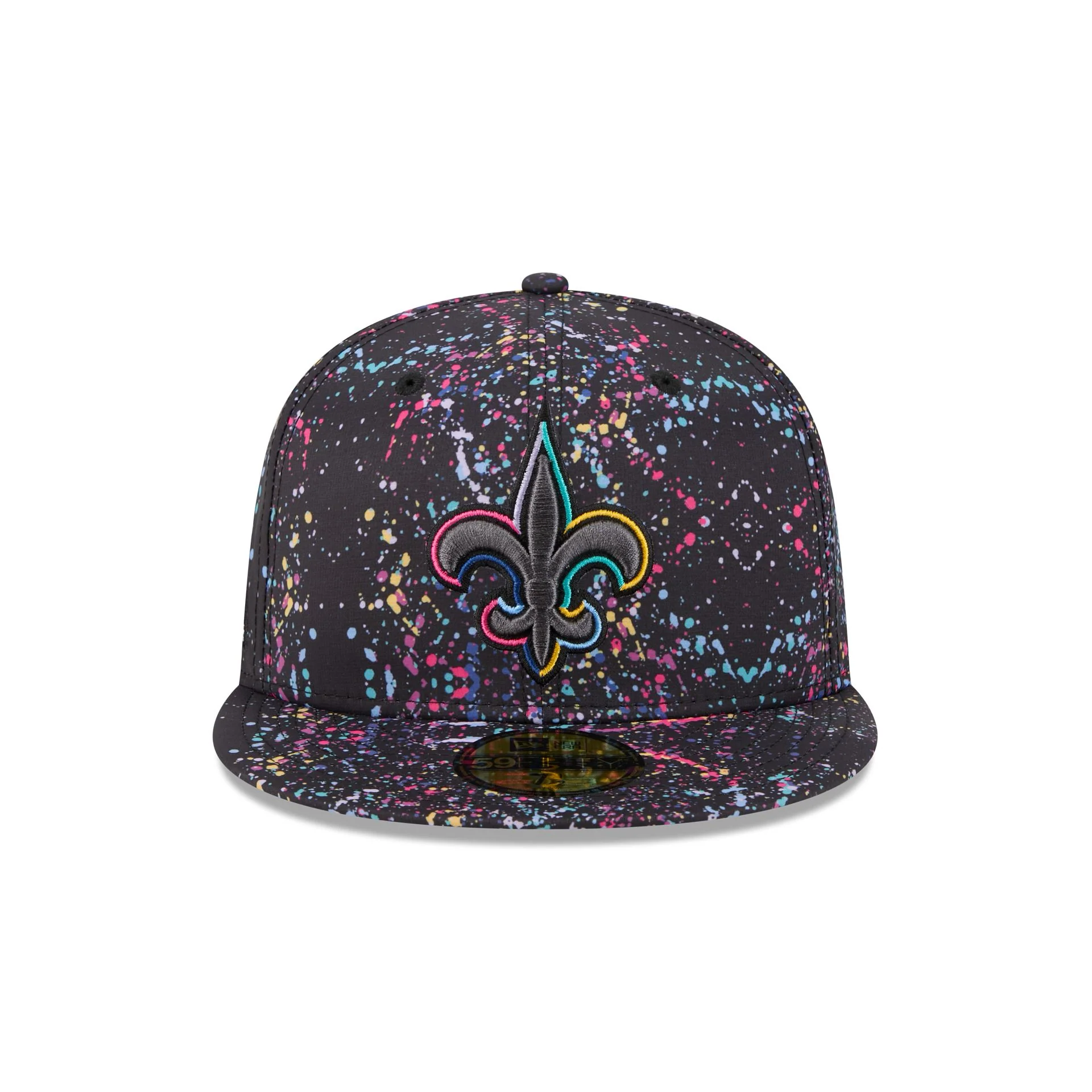 New Orleans Saints 2025 Crucial Catch 59FIFTY Fitted Hat - Image 2